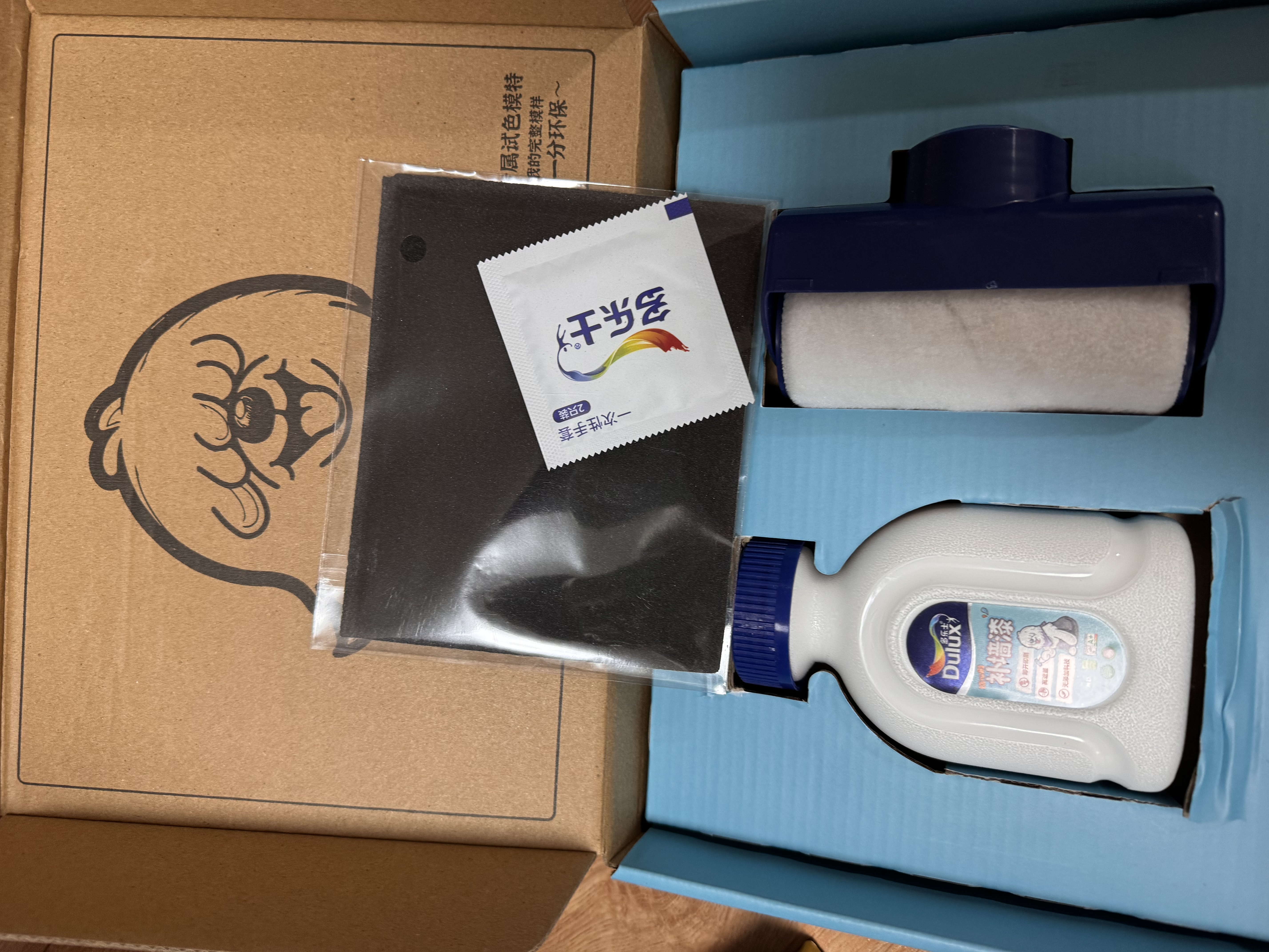 多乐士劲护乳胶漆墙面修复滚筒漆补墙漆A8141白色300G 2支装 实拍图