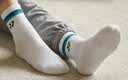 羽毛球袜毛巾底男女运动袜吸汗透气网孔吸汗经典白色中筒同款袜 1双装1双 L 男码（40/44） 晒单实拍图