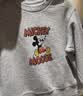 优衣库婴幼儿Mickey＆Friends卫衣/长袖宝宝运动衫486411 03 灰色 90 实拍图