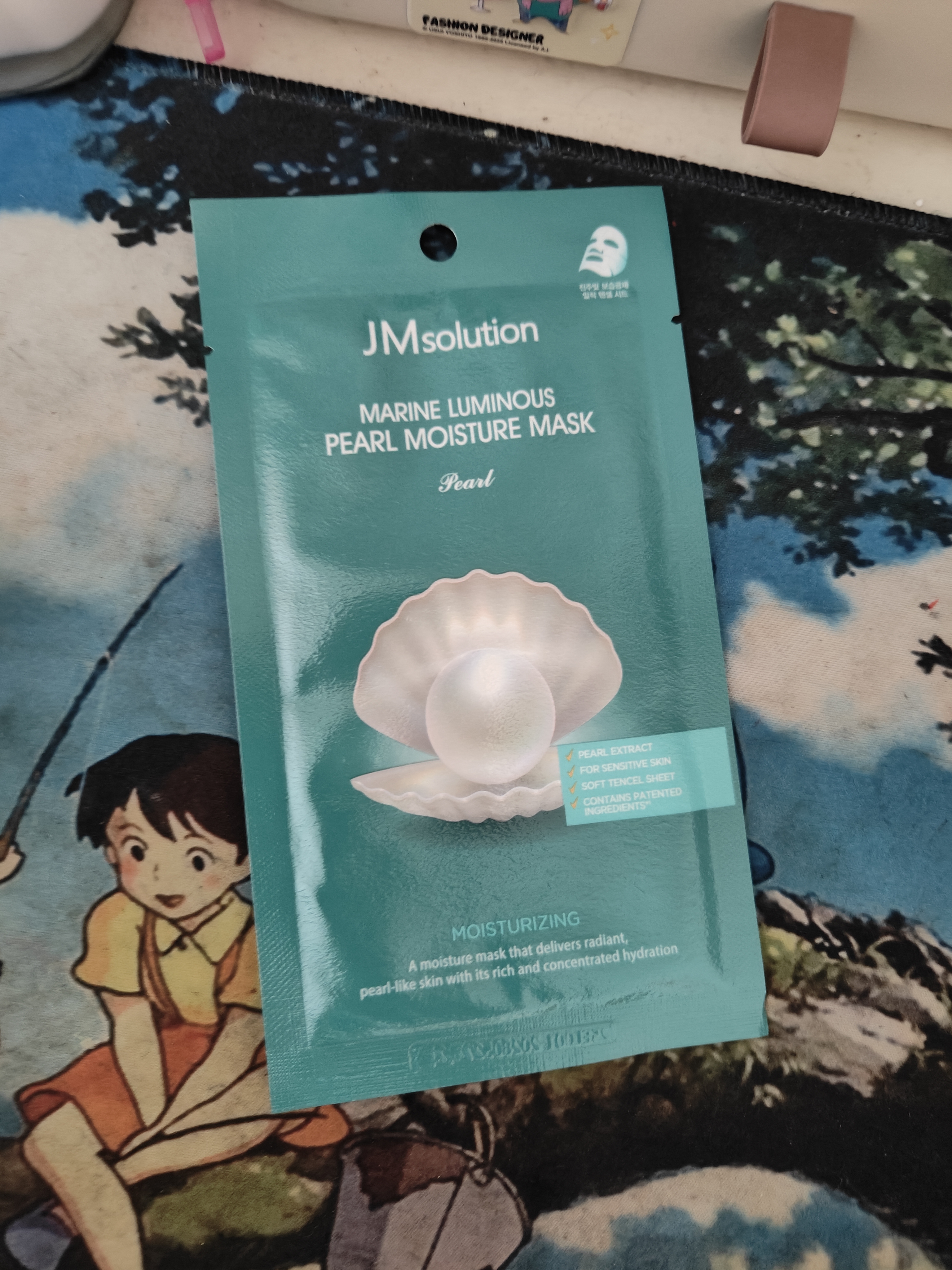 JMsolution肌司研深海珍秘保湿珍珠面膜舒缓保湿抗皱紧致24ml*10片jm面膜 实拍图