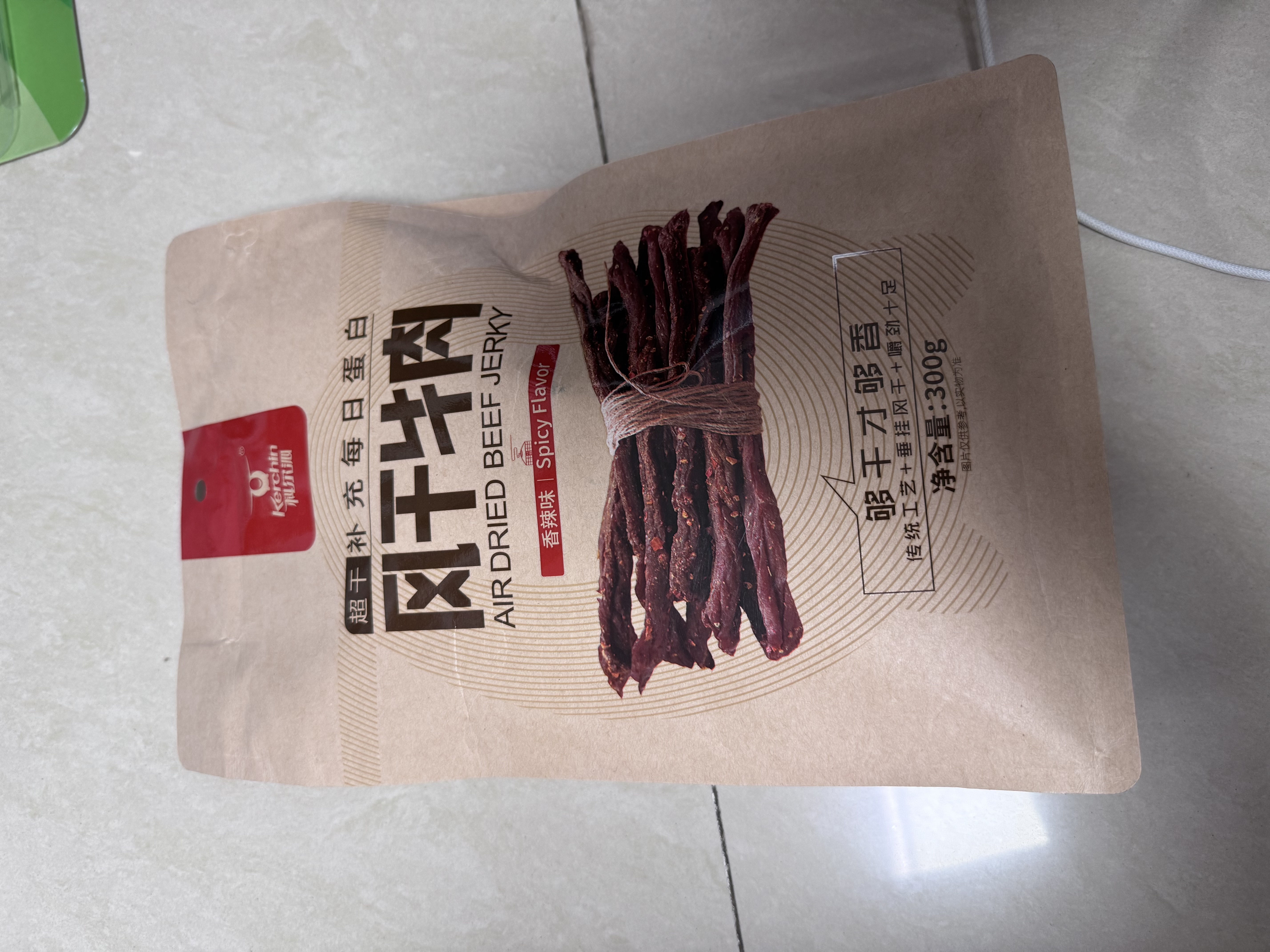 科尔沁超干风干牛肉干原味300g袋装休闲零食肉干肉脯内蒙特产保真牛肉干 实拍图