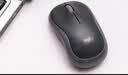 罗技（Logitech）M185鼠标 无线鼠标 办公鼠标 对称鼠标 黑色灰边 带无线2.4G接收器 实拍图
