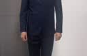 罗蒙西服套装男修身职业正装男士西装商务伴郎服新郎服结婚礼服潮男装 实拍图