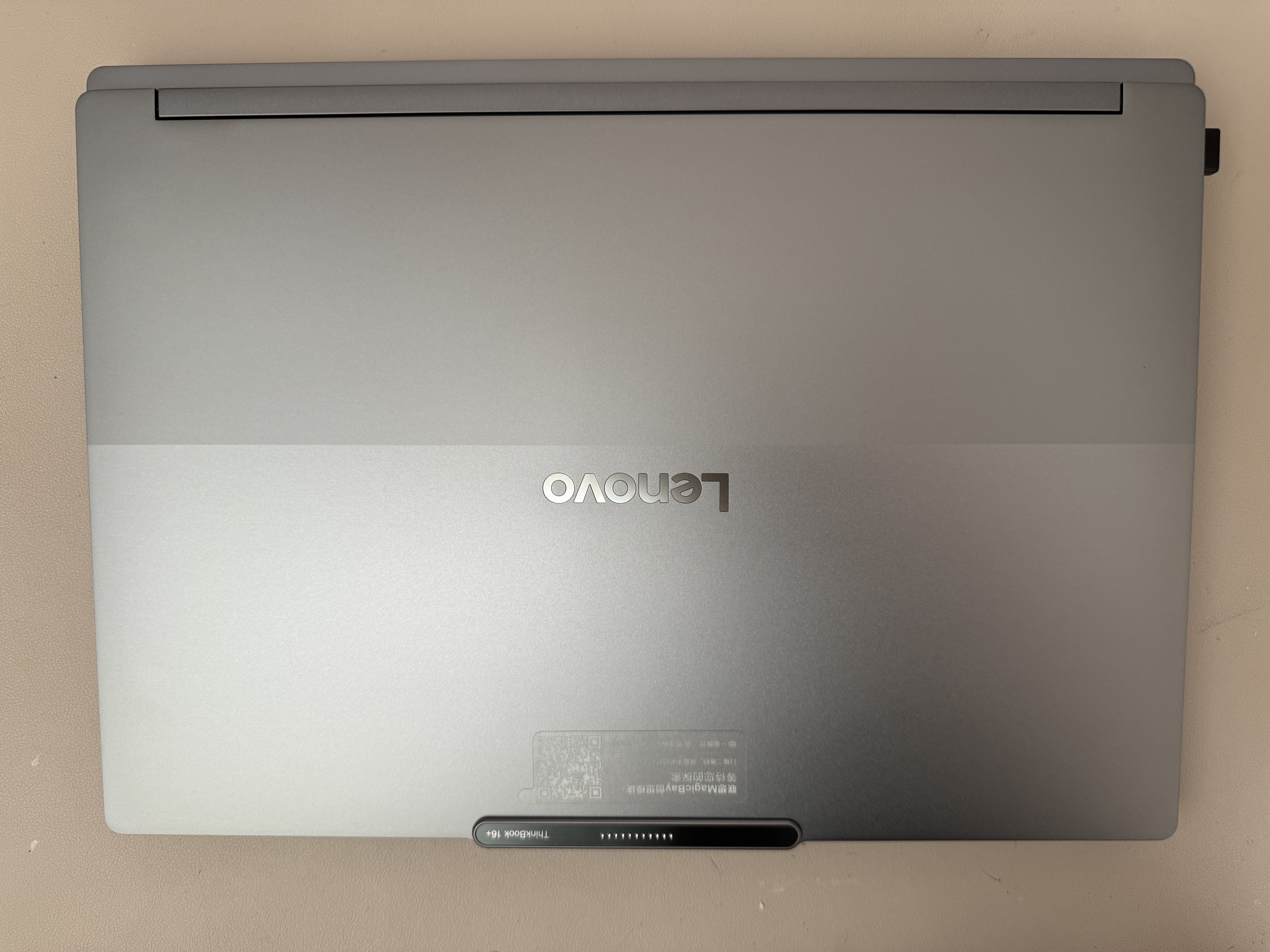 ThinkPad联想笔记本电脑ThinkBook16+ 2026 AI全能本 英特尔酷睿Ultra5 336H 16G 1T 3.2K 16英寸 月神灰 实拍图