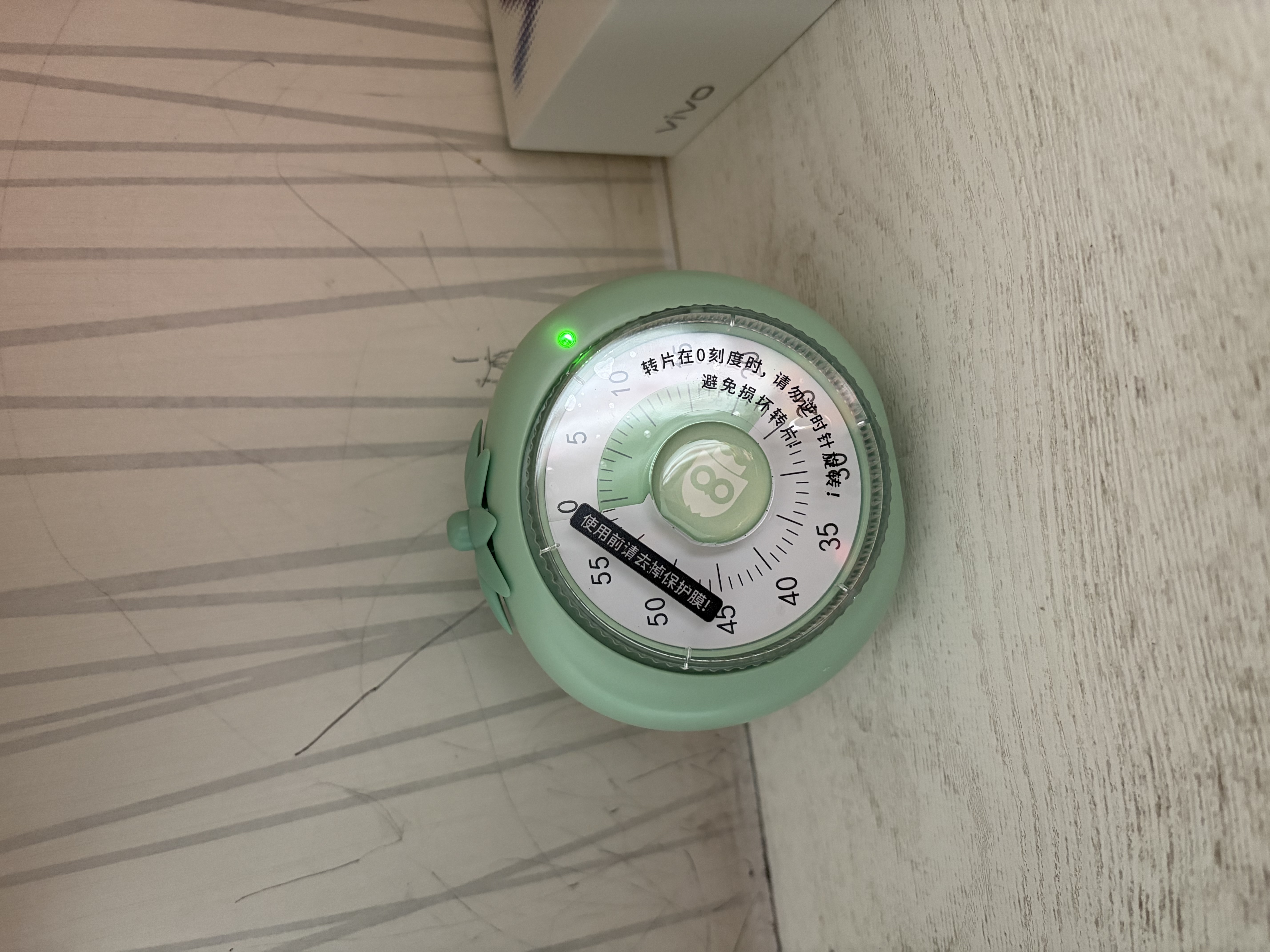 猫太子开学必备文具可视化番茄时钟儿童学习计时器时间管理器静音小学生自律神器番茄闹钟定时器绿 实拍图