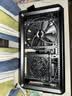 酷冷至尊（CoolerMaster）MF400 Mesh黑色 MATX铝合金风道电脑机箱 可横卧/支持360水冷排/磁吸开合盖板/预装风扇/背插主板 实拍图