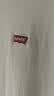 Levi's李维斯情侣同款美式复古简约休闲时尚宽松LOGO印花短袖T恤 白色 002U3-0000 M 实拍图