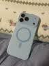 蓝妮子适用 苹果18promax手机壳 iphone18pro max手机壳苹果17pro手机壳苹果17promax手机壳磁吸液态硅胶 相机按键全包【远峰蓝】自带镜头膜 苹果17ProMax 实拍图