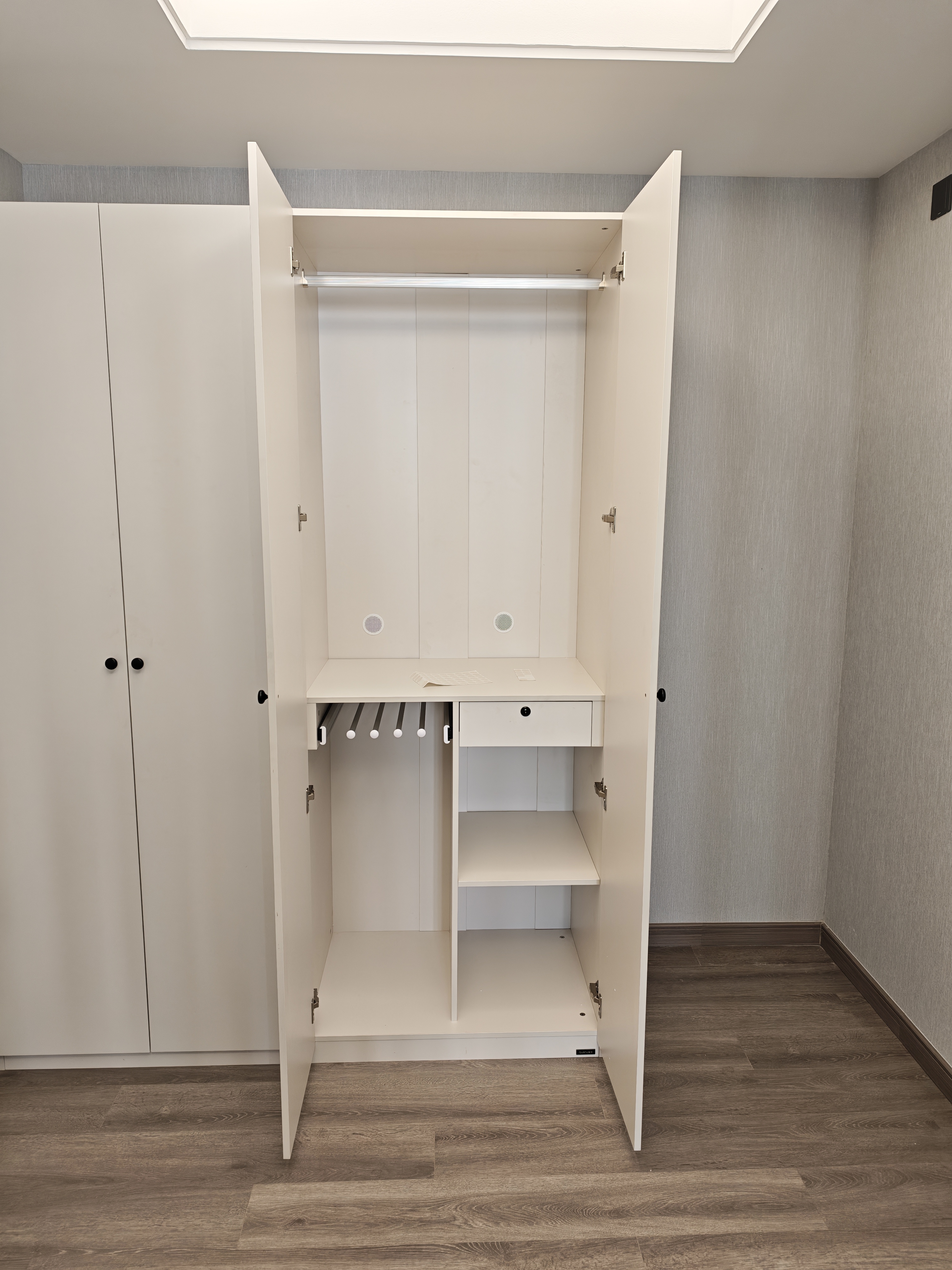全友家居 成品衣柜组合简约风卧室衣物收纳储物柜子家具衣橱家用立柜 实拍图