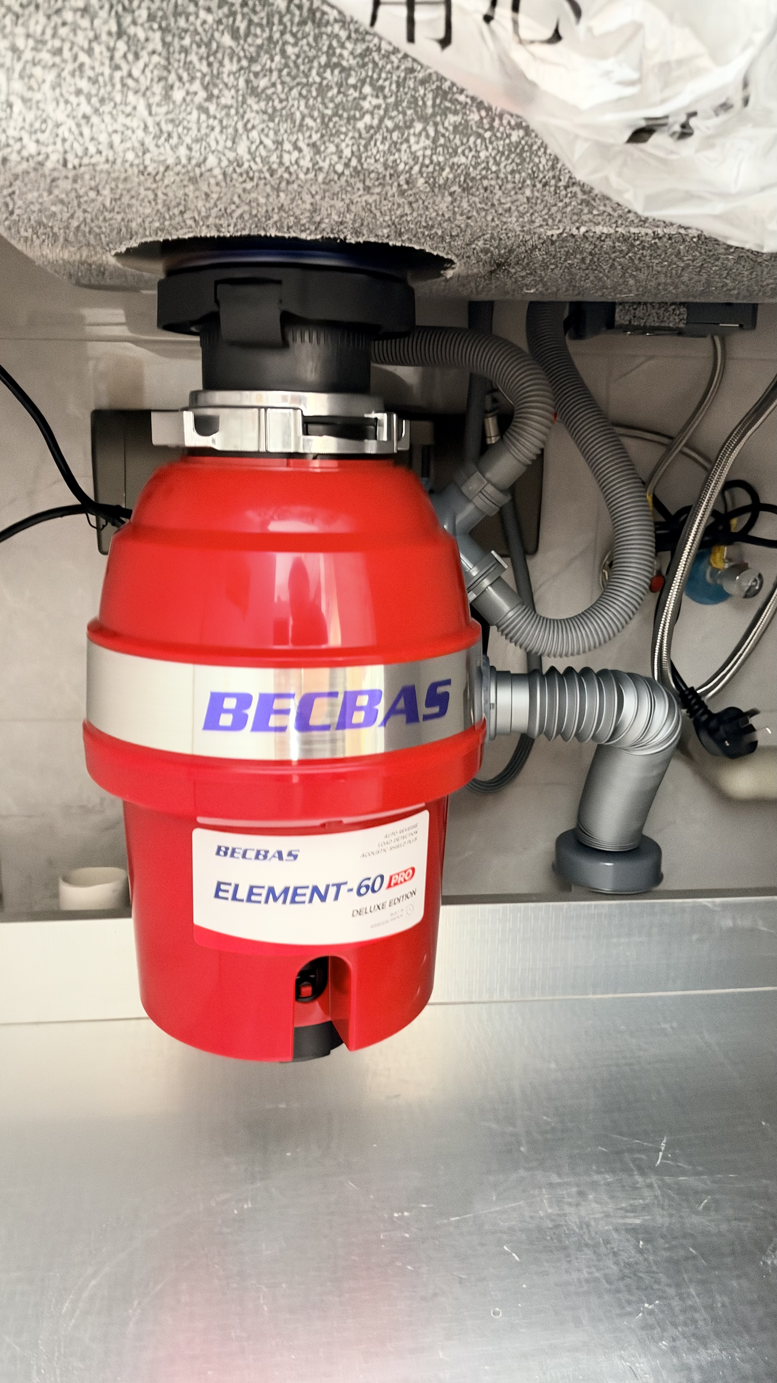 贝克巴斯（BECBAS）智能垃圾处理器E60PRO 智联出水调速关机 已接入米家APP 实拍图