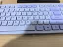 联想（Lenovo）无线键盘鼠标套装 键鼠套装 全尺寸键盘 商务办公 USB 适用笔记本台式机一体机 KN220/T221 紫色 实拍图