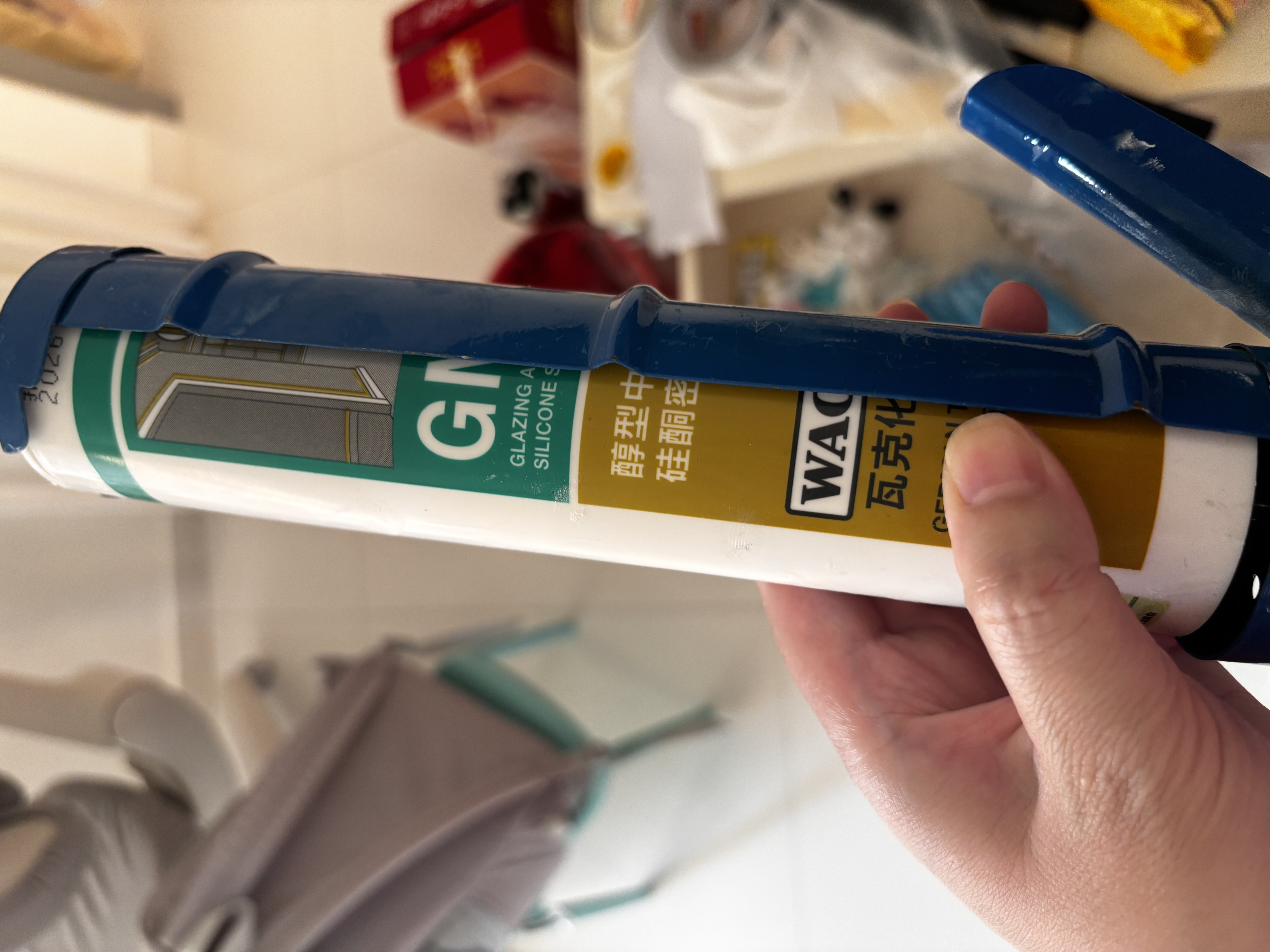 瓦克（WACKER）GM玻璃胶通用型厨卫密封胶美容胶中性门窗橱柜封边胶白色 实拍图