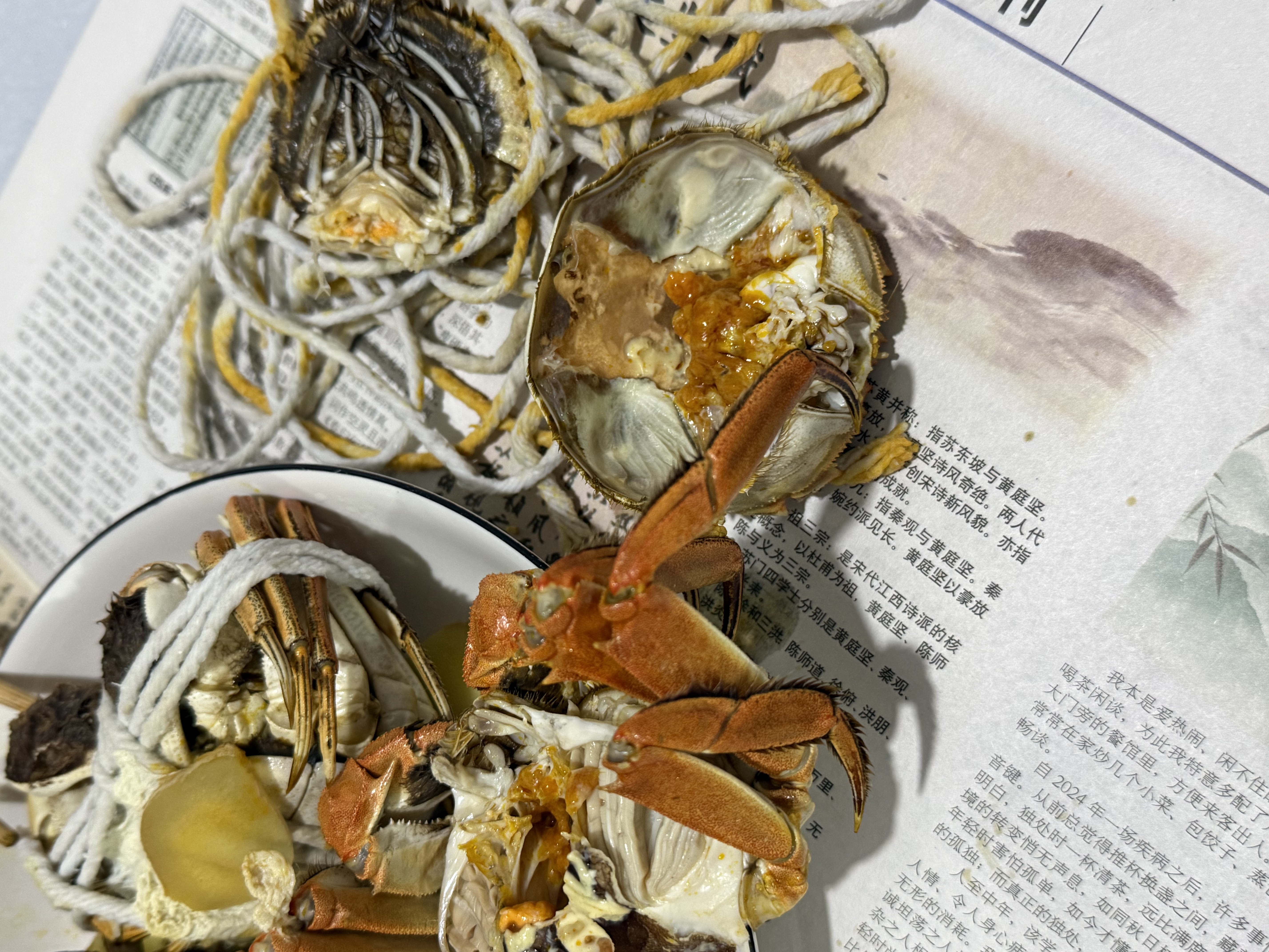 【活蟹】宿有千香霸王蟹 鲜活大闸蟹全母蟹3.3-3.6两/只 共8只 去绳足重 生鲜螃蟹礼盒 实拍图