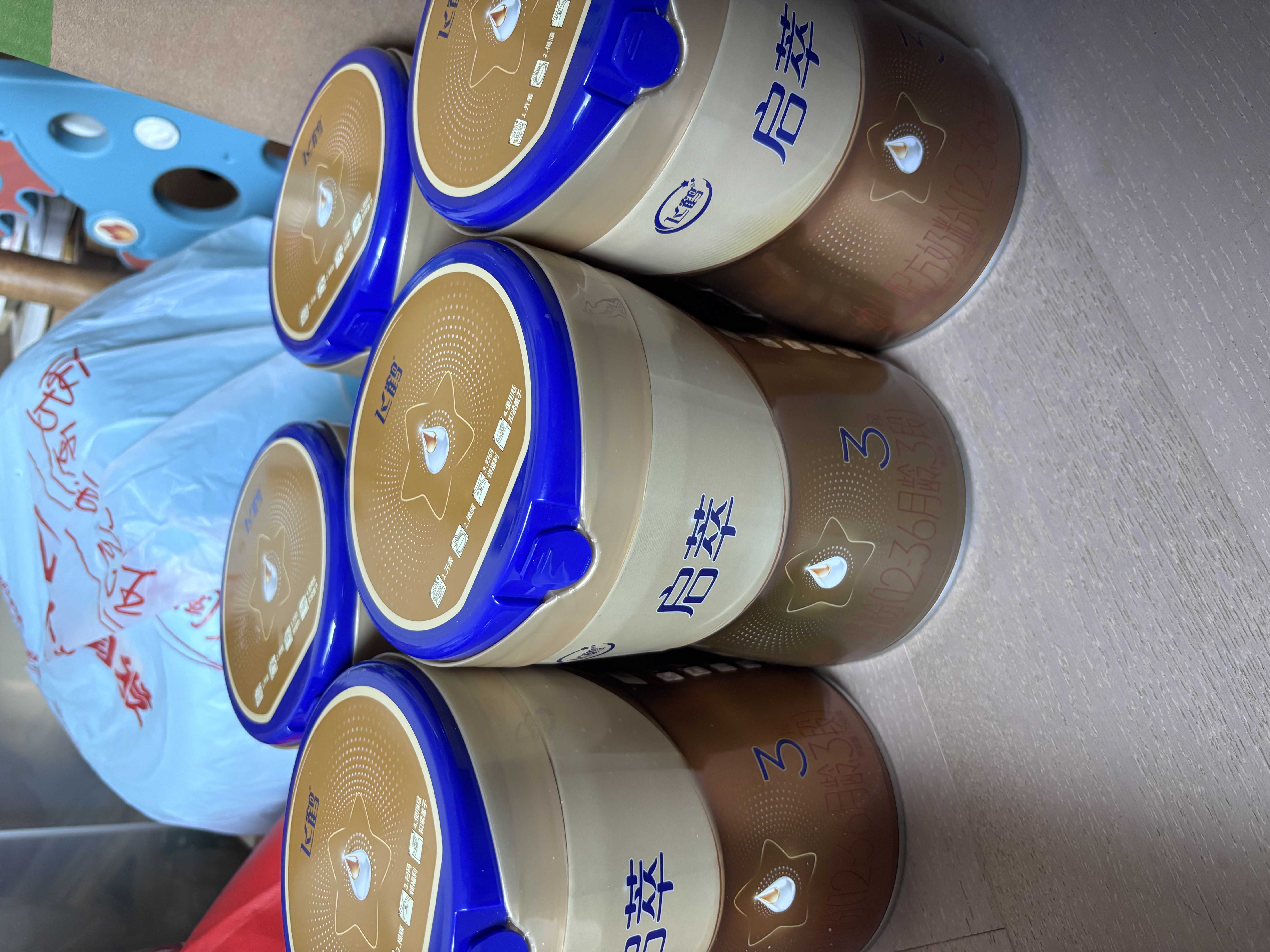 飞鹤启萃3段顶量SN-2DHA婴儿配方奶粉（1-3岁）750g*6 8种HMOs 益生菌 实拍图