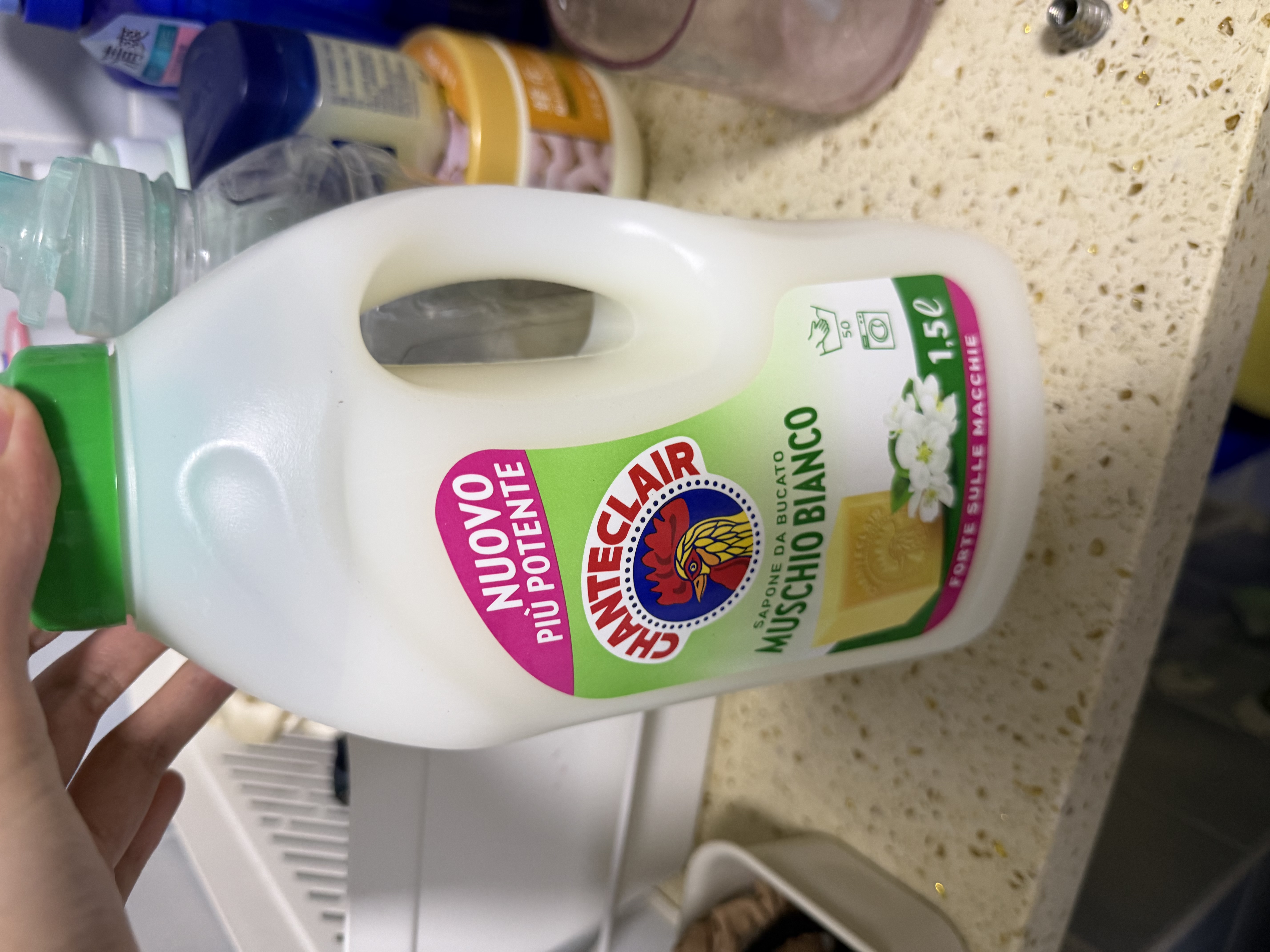 大公鸡管家【意大利品牌】液态洗衣皂洗衣液1.5L白苔香持久留香孕婴可用 实拍图
