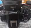 佳能（Canon）r50入门微单相机 小痰盂人像镜头 Vlog拍摄 4K高清视频 自拍照相 学生旅行家用 扫街旅拍套装 实拍图