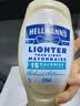 好乐门Hellmanns 西班牙进口 特淡味轻脂蛋黄酱 汉堡沙拉酱 451g  实拍图