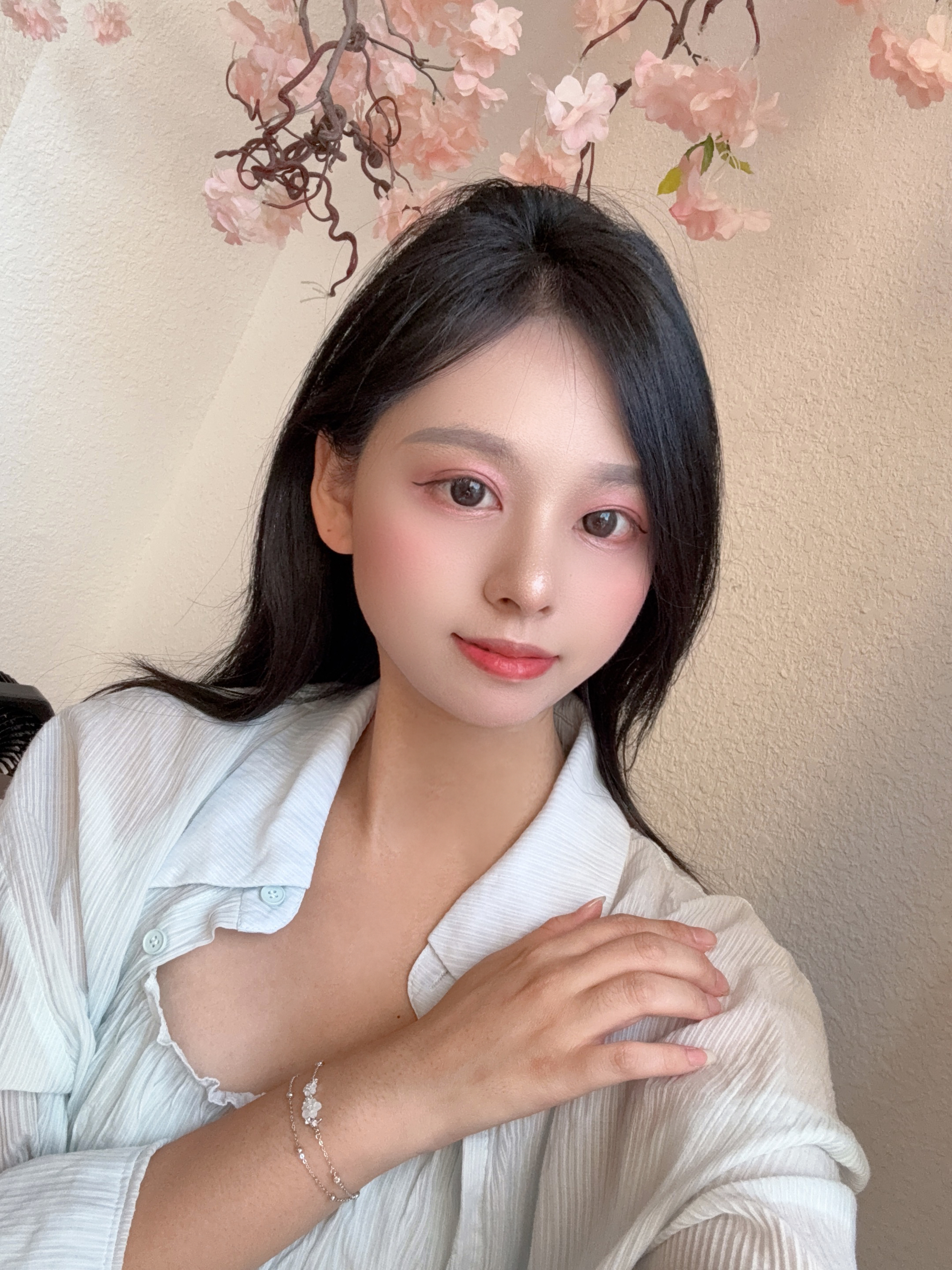 唯一（Winy）施华洛世奇锆山茶花999纯银手链女款2026新款女生礼物高级小众 实拍图