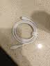 倍思【支持AVS60W】苹果18充电线双type-c数据线PD100W适用iPhone17Promax/16/15手机Mac电脑iPad1米白 实拍图