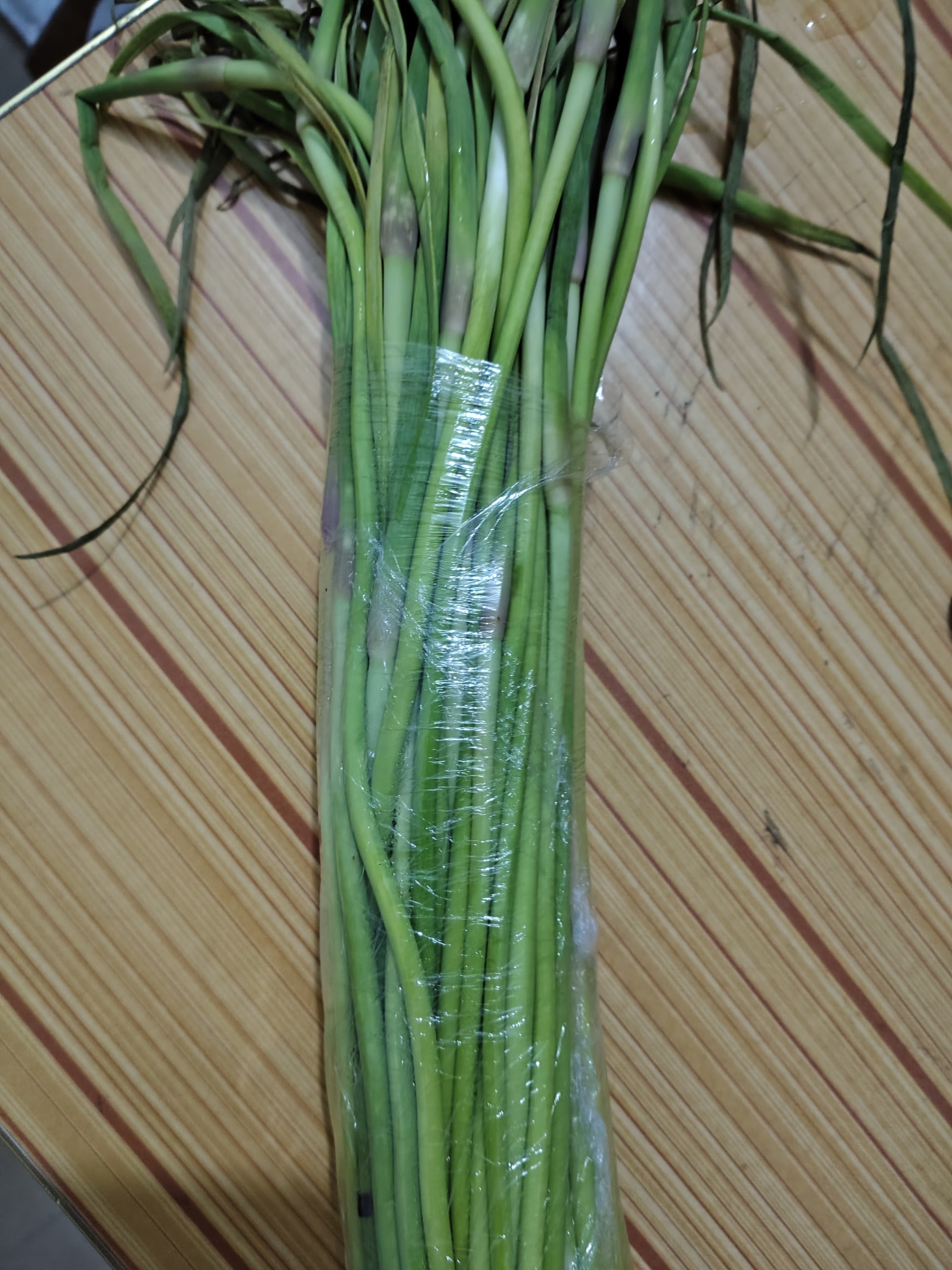 京喜自营农家自种蒜苔生鲜蔬菜超市同款即食蒜苔超市批发买菜首选 新鲜蒜苔1斤 实拍图