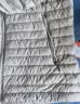 迪卡侬（DECATHLON）短款羽绒服轻薄薄外套户外运动保暖内胆排骨羽绒服TREK100 男款-冰川灰-立领 XL 实拍图