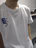 啄木鸟【2件装】短袖T恤男夏季冰丝凉感潮流半袖青年宽松休闲五分上衣 小沙滩白色+小月亮黑色 (2件装） L (建议体重110-125斤左右） 实拍图