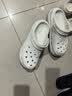 CROCS檀健次同款经典泡芙洞洞鞋|207521 白色-100 36/37(220mm) 实拍图