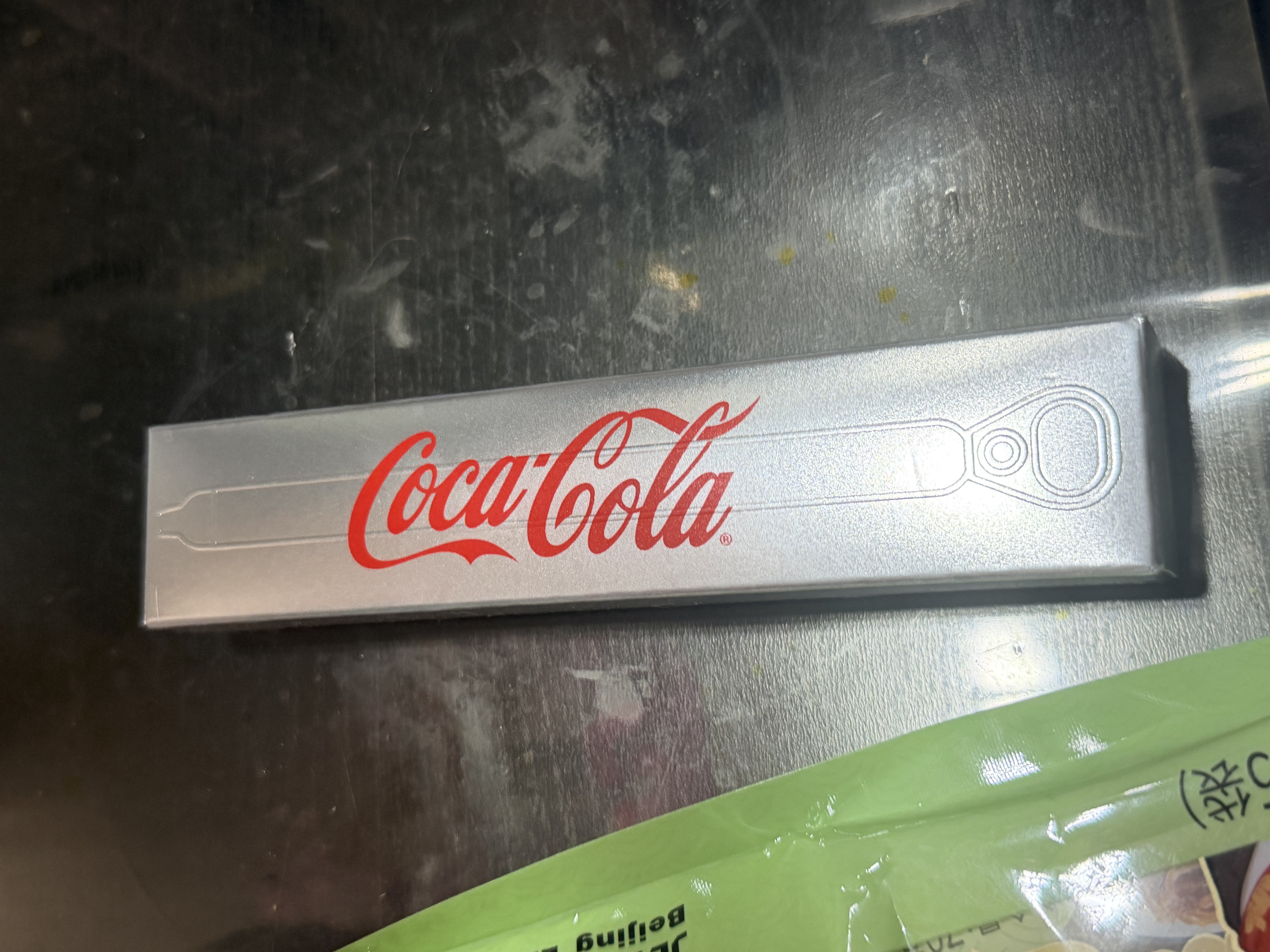 KACOx可口可乐联名按动中性笔0.5mm黑色水笔高颜值签字笔速干碳素笔ins高颜值小众圆珠笔银色杆 实拍图