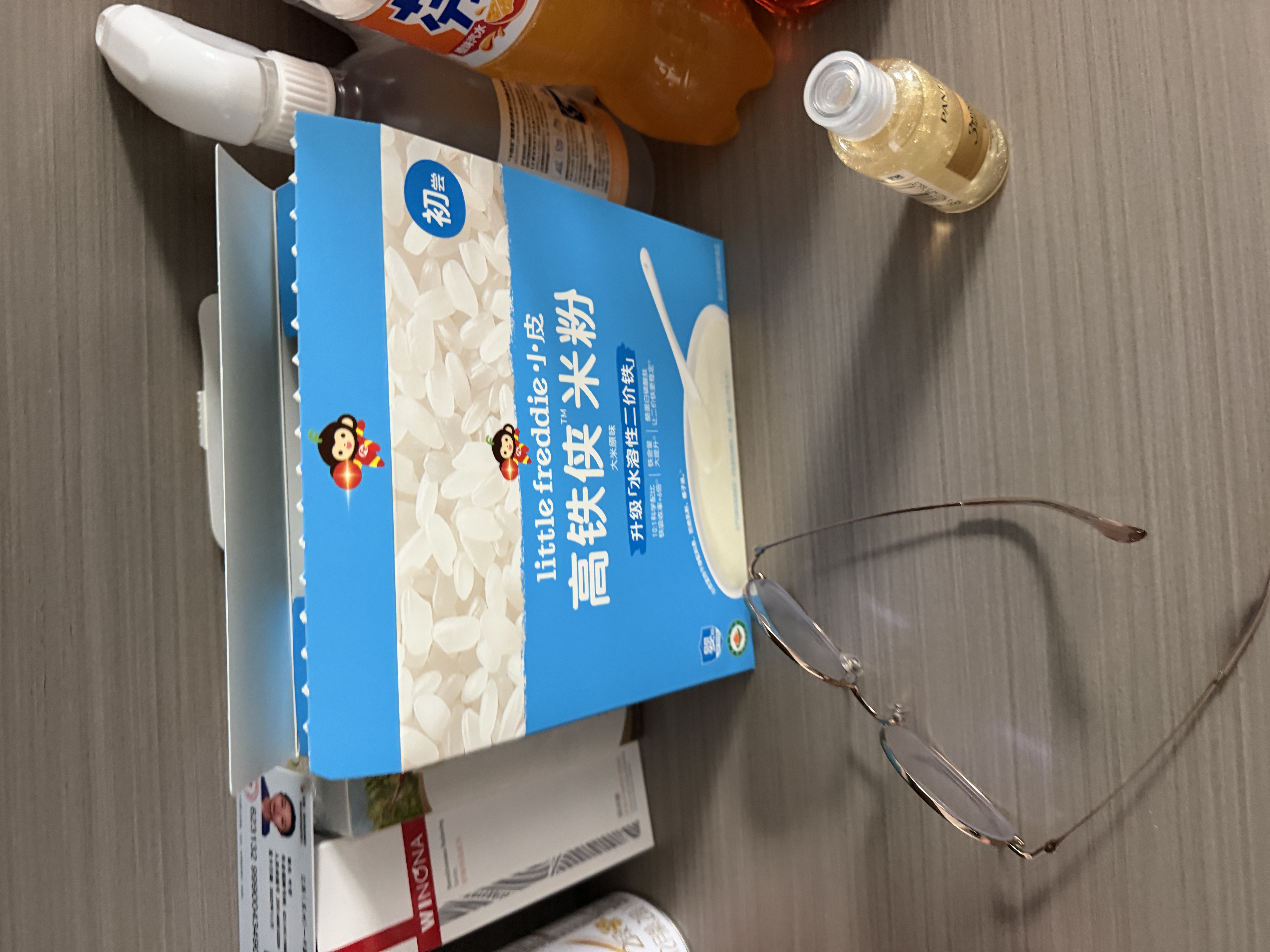 小皮（Little Freddie）有机原味高铁侠大米粉160g*1盒宝宝辅食婴儿营养米糊米粉6-12月 实拍图