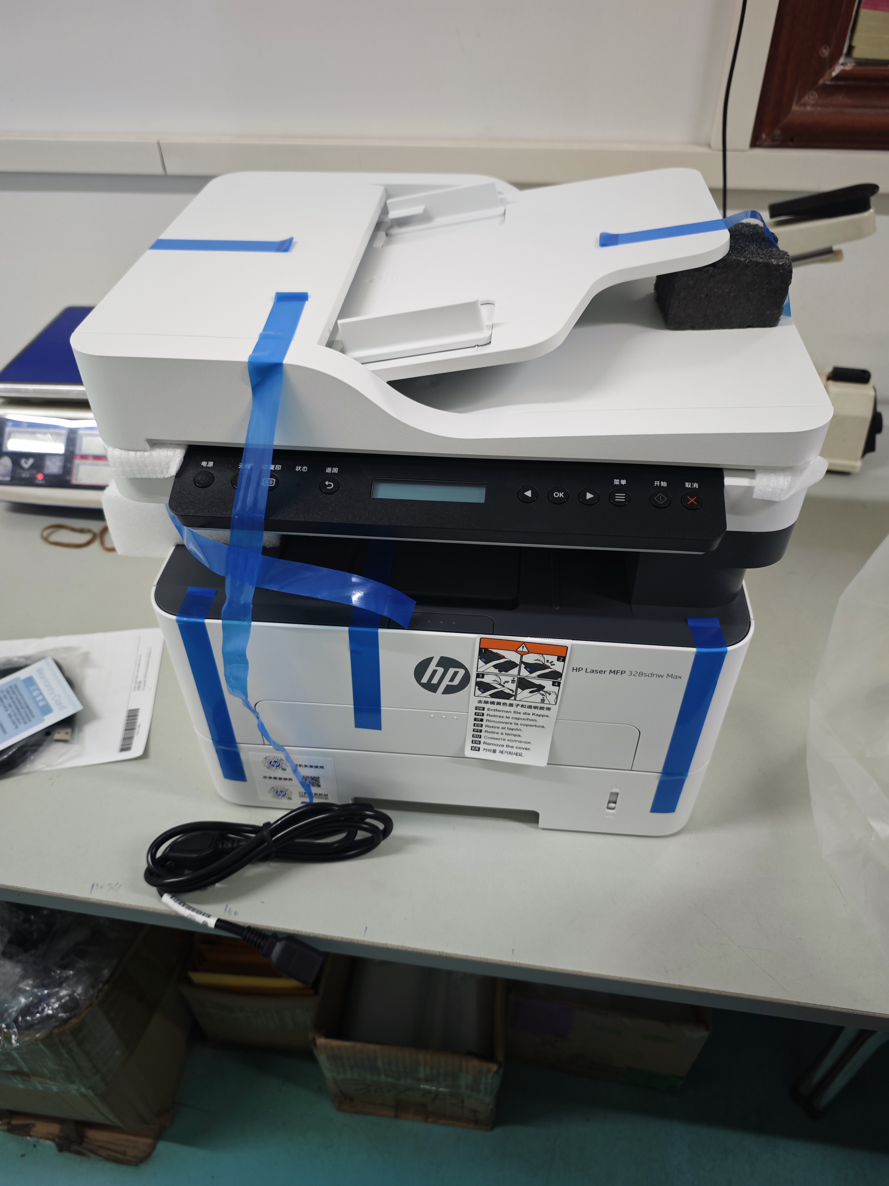 惠普（HP）328sdnw max黑白双面激光打印机无线自动打印  连续复印扫描 大印量办公室打印 高速打印 一年上门 实拍图