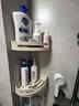 卡贝（cobbe）卡贝太空铝卫生间置物架免打孔浴室挂件三角网篮墙上厕所置物架 实拍图