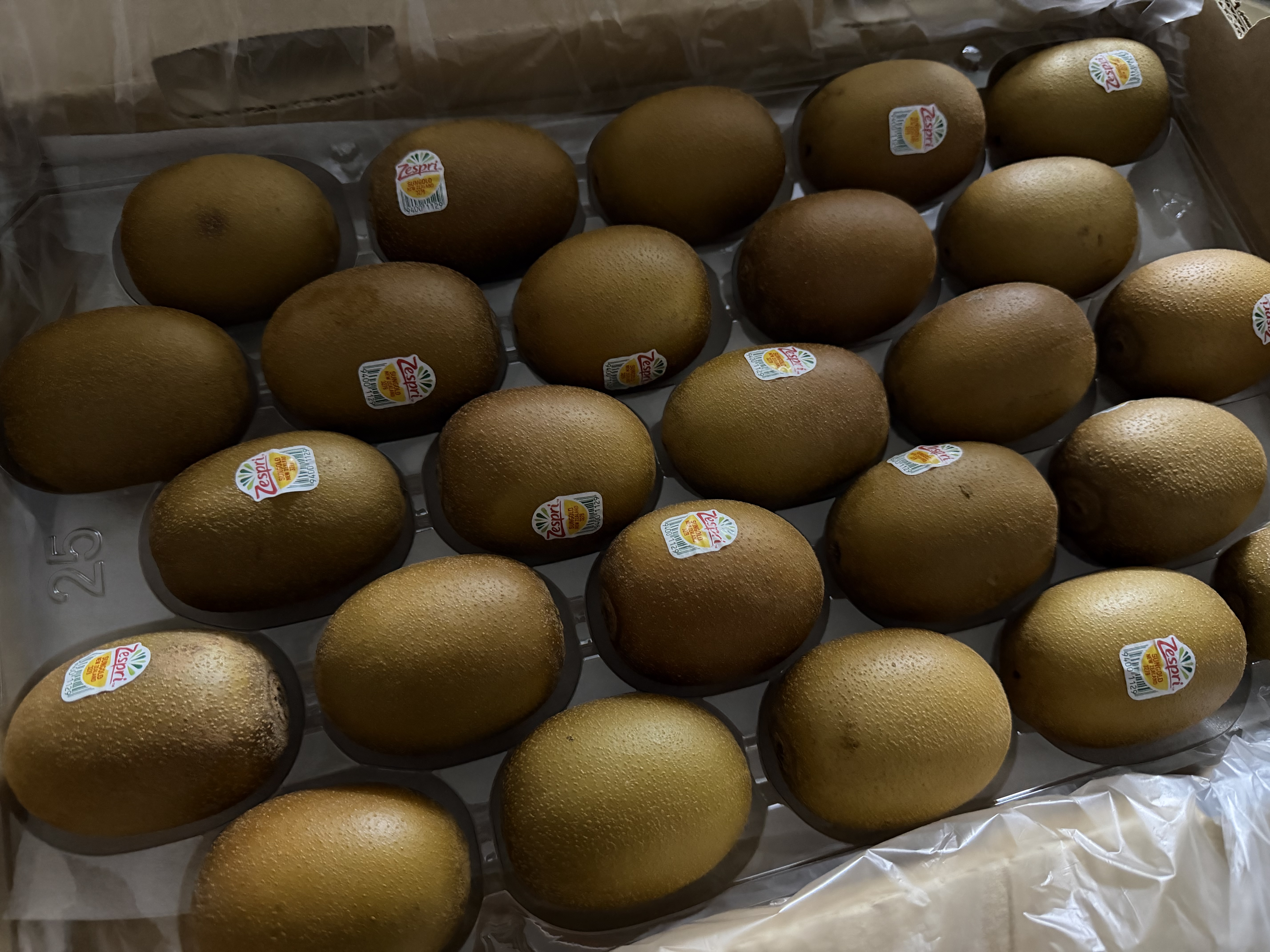 佳沛（zespri）金奇异果25-27粒原箱特大果124-146g猕猴桃水果礼盒 实拍图