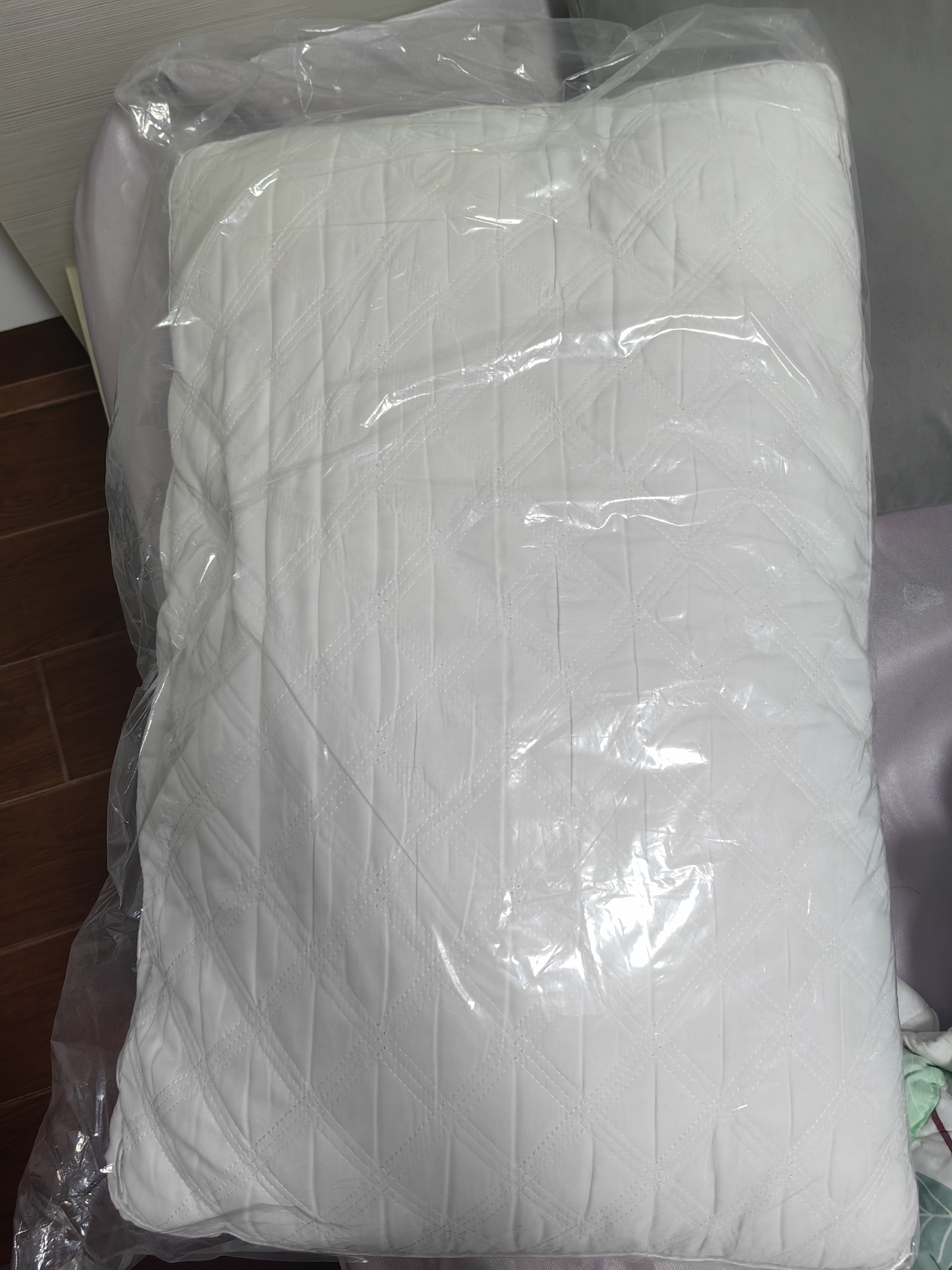 富安娜枕头芯纯棉软枕芯五星级酒店枕头一对装纤维枕中枕两个74*48cm 实拍图