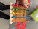 福孩儿5档计数器小学生二一年级上册数学教具加减法五行万位珠算计算架 实拍图