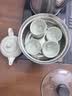 赣荣大板茶桌椅组合一桌五椅新中式茶几简约茶几办公室阳台家用泡茶台 抽屉款石盘大板1围椅4月牙椅 1.6米新中式四抽屉款 实拍图