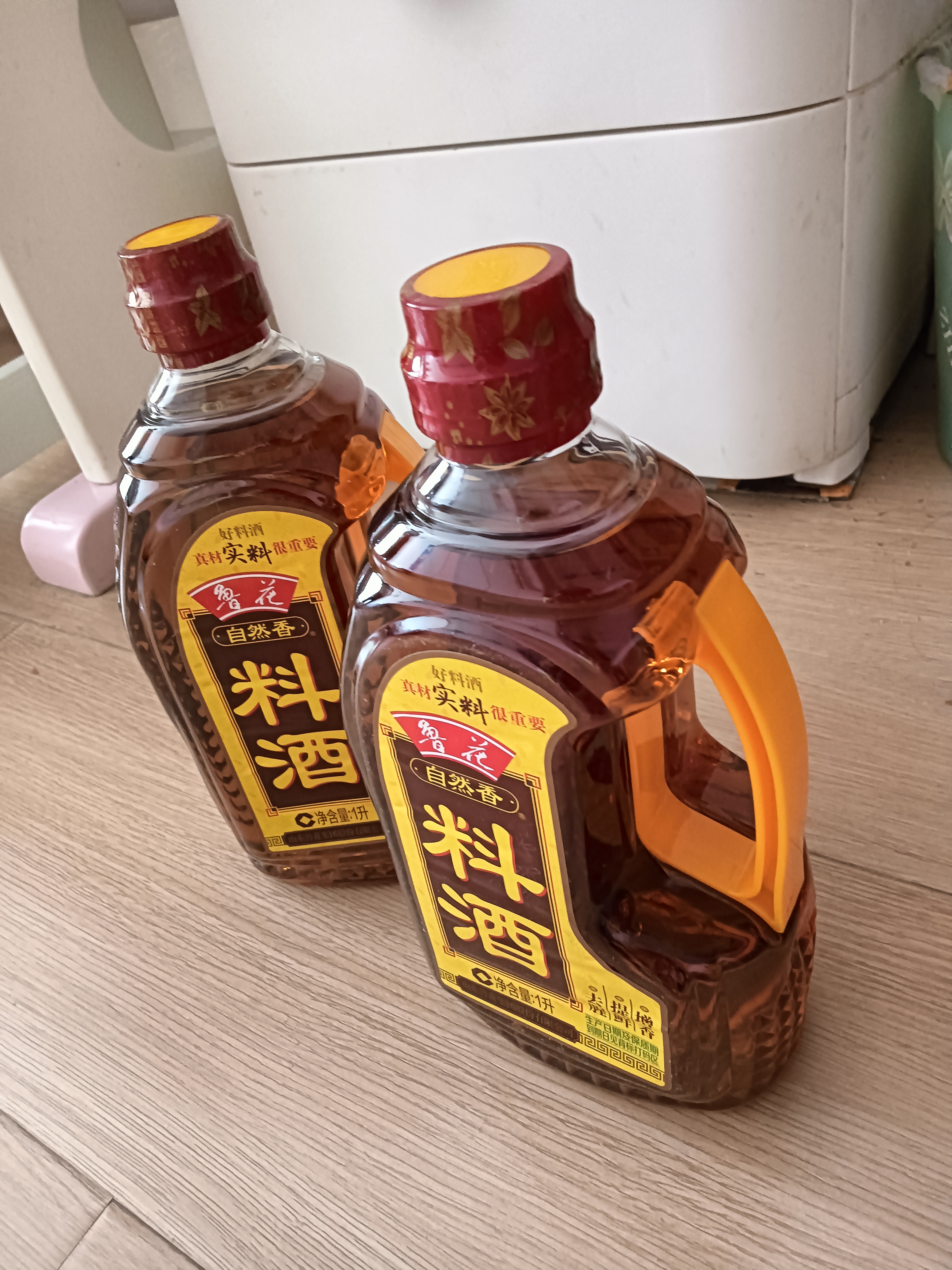 鲁花自然香料酒1LX2 酿造料酒 陈年黄酒 炒菜炖菜 厨房调味品 实拍图