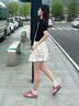 viney【何泓姗同款】牛皮斜挎包包女包轻奢生日礼物高级感送女友老婆 【白色】明星同款高档品牌手提小方包 时尚ck风小众单肩腋下包 实拍图
