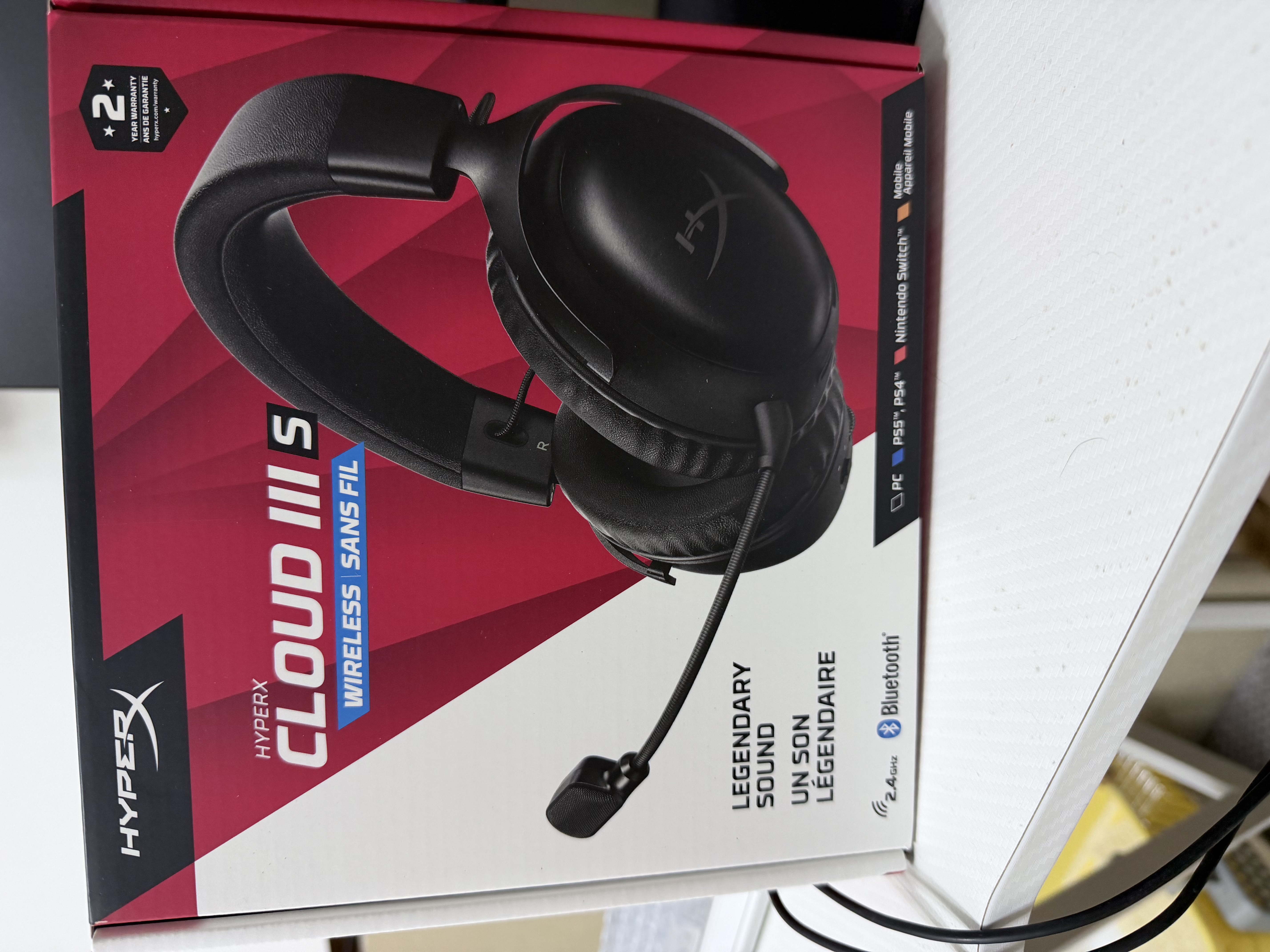 极度未知（HYPERX）飓风2飓风3系列电竞游戏耳机头戴式 fps吃鸡耳麦降噪麦克风 原金士顿cloud2电竞耳机 飓风3无线加强版 黑【200小时长续航】 实拍图