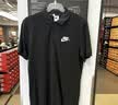 耐克(NIKE)男短袖T恤  POLO衫 纯棉 运动休闲简约 FN3895-010 黑XL 实拍图