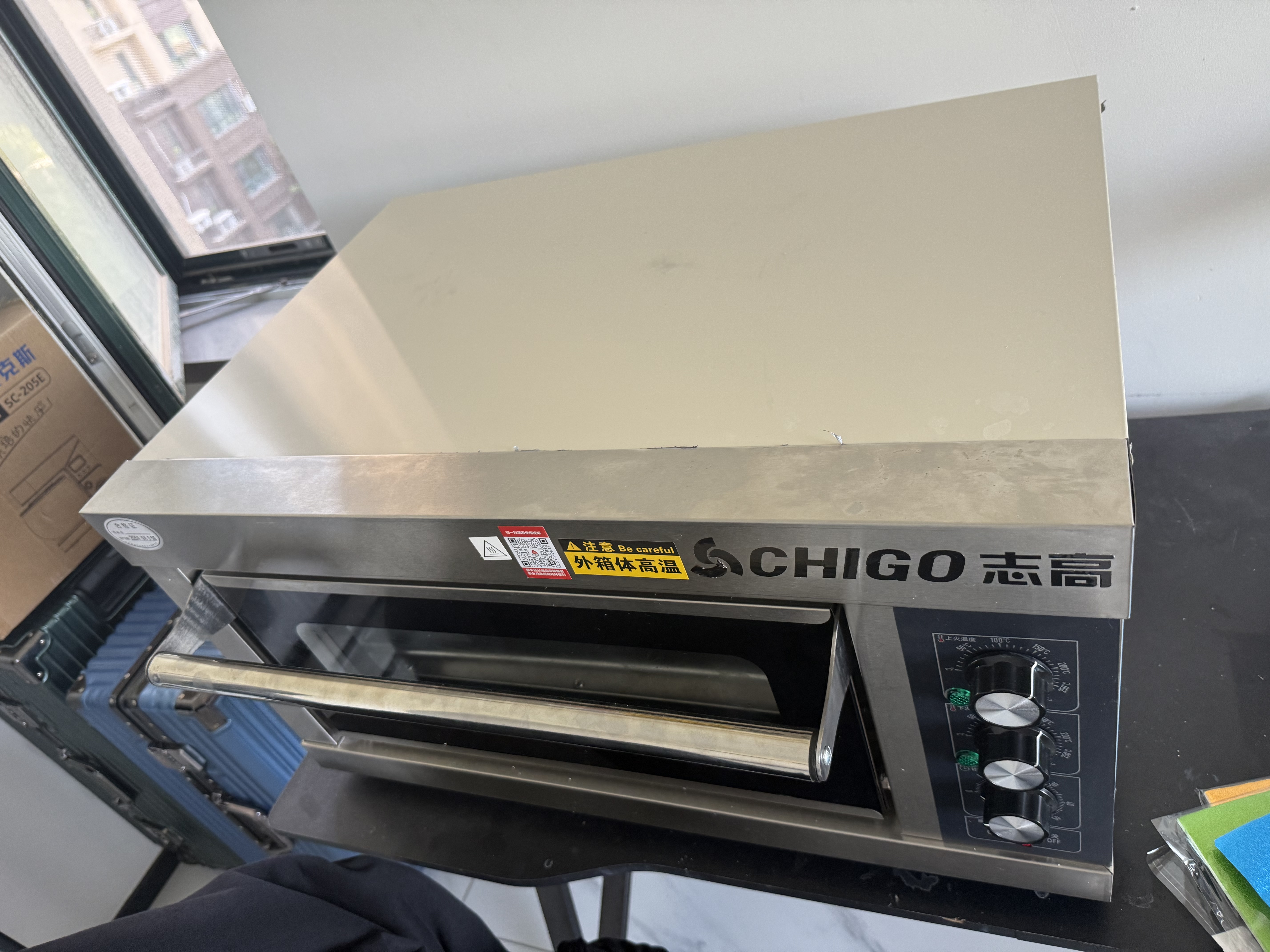 志高（CHIGO）商用烤箱电烤箱商用大型专业烤炉蛋糕面包月饼披萨烘炉焗炉烘培专用设备 小一层一盘烤箱(220V/2KW) 实拍图