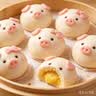 巴比小猪奶黄包300g*2包共12只儿童早餐卡通手工包子中秋送孩子礼物 实拍图