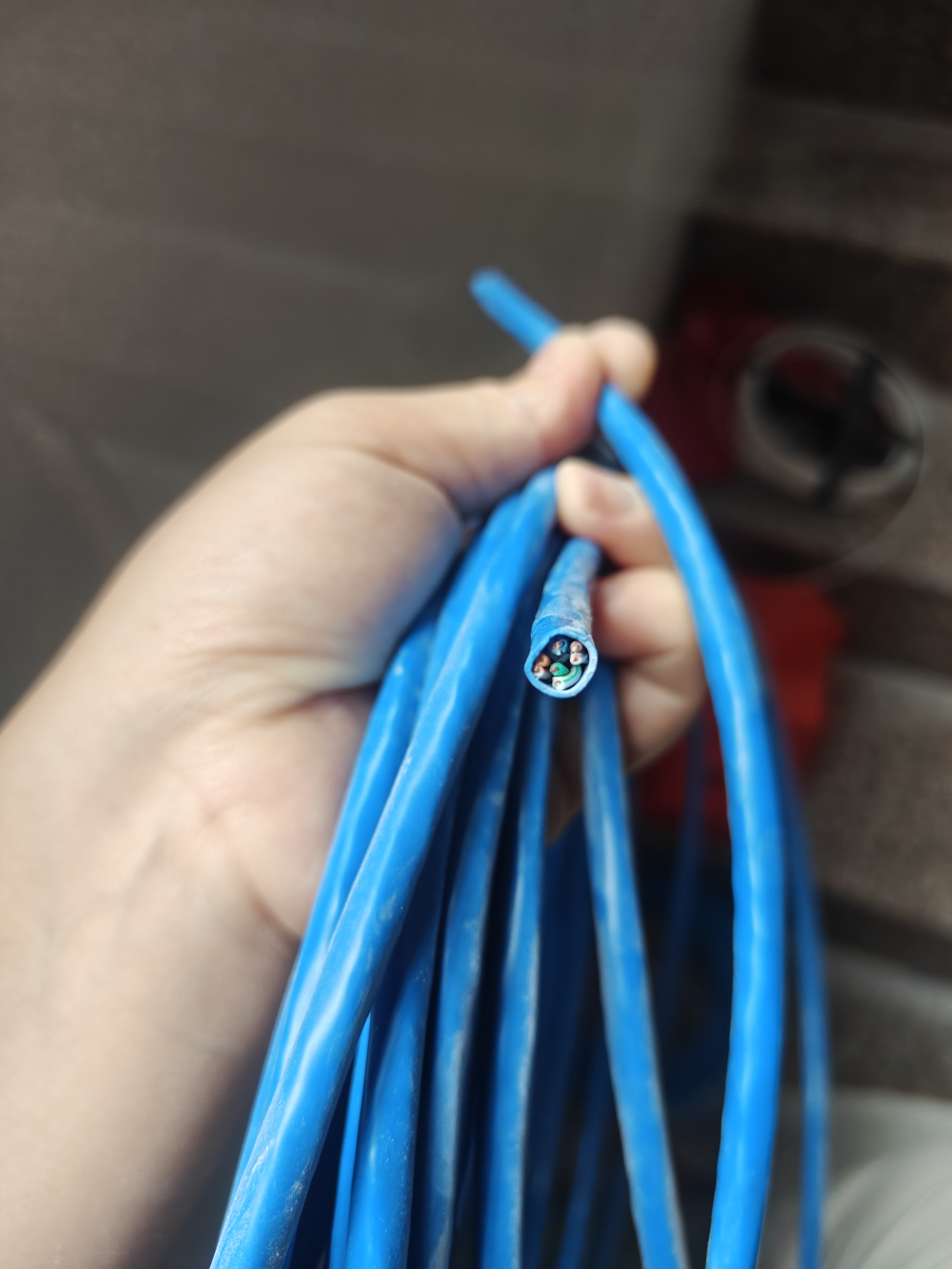 山泽六类千兆网线【工程版0.57±0.008mm纯铜芯】CAT6类非屏蔽 家装网络布线POE监控箱线100米SZ-6100 实拍图