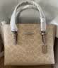 蔻驰（COACH）【品牌直供】女士MOLLIE 25中号斜挎托特包拿铁色CV965礼物次日达 实拍图