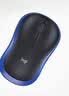 罗技（Logitech）M185鼠标 无线鼠标 办公鼠标 对称鼠标 黑色蓝边 带无线2.4G接收器 实拍图