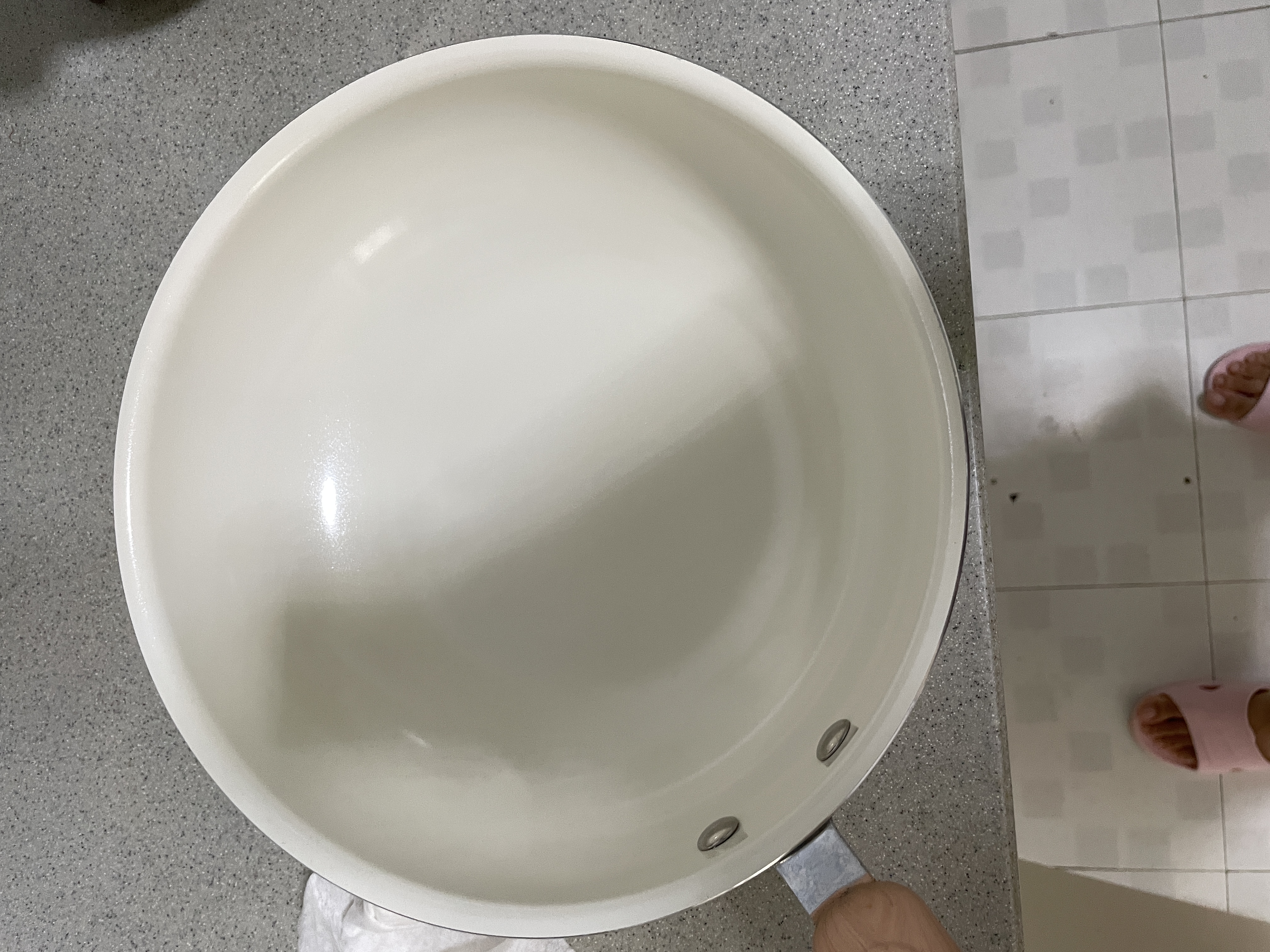 小熊（Bear）陶瓷小炒锅 0氟涂层不粘锅炒菜锅电磁炉燃气灶锅24cm 实拍图