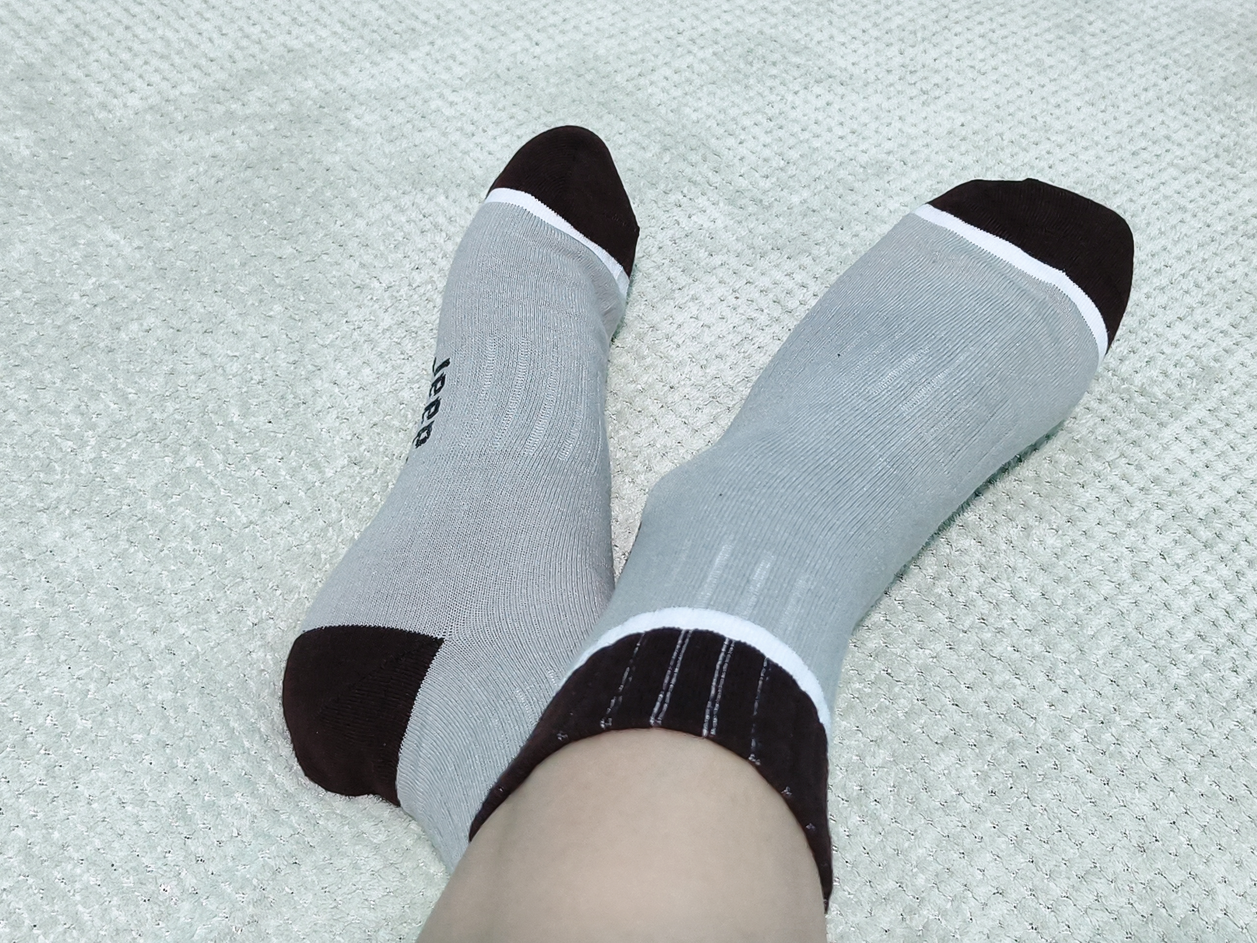 JEEP袜子男【100%纯棉+10A抗菌】防臭袜秋冬运动吸汗2026新款全棉男袜 实拍图