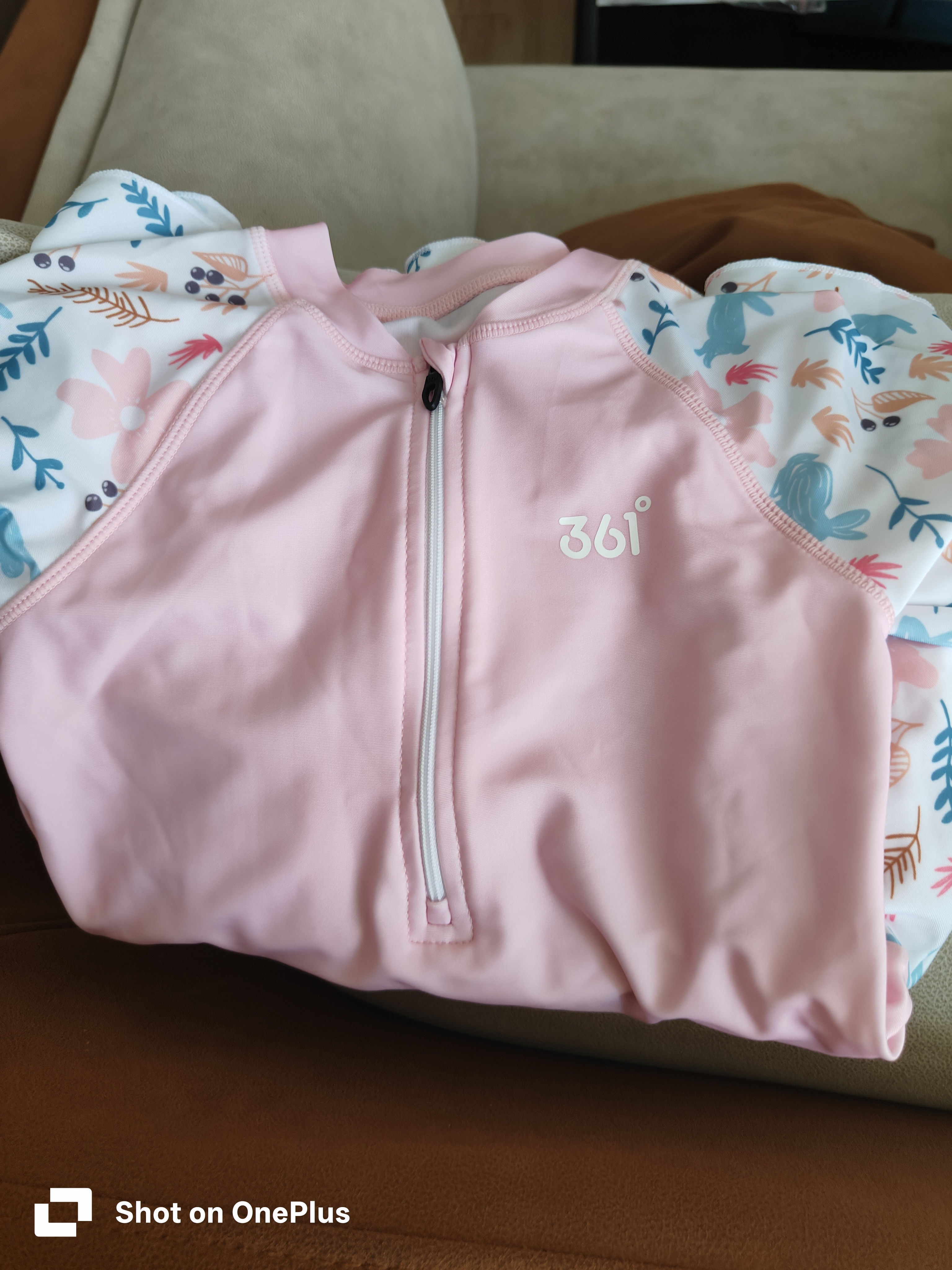 361°儿童泳衣女童女孩夏季可爱连体裙式平角中大童游泳衣装备泳装 实拍图