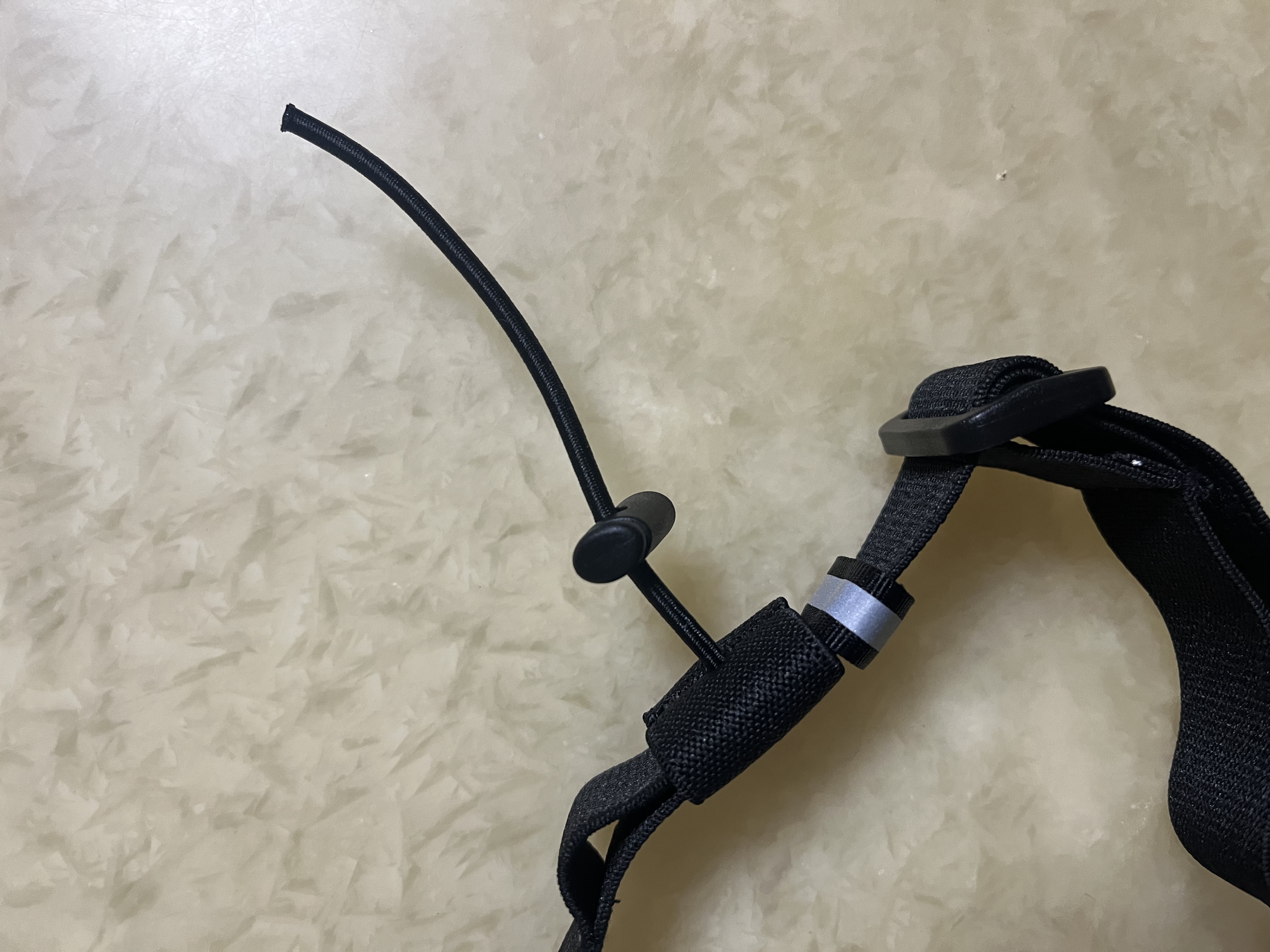 奥尼捷（AONIJIE）比赛号码带马拉松竞赛能量胶固定腰带跑步带 黑色 实拍图
