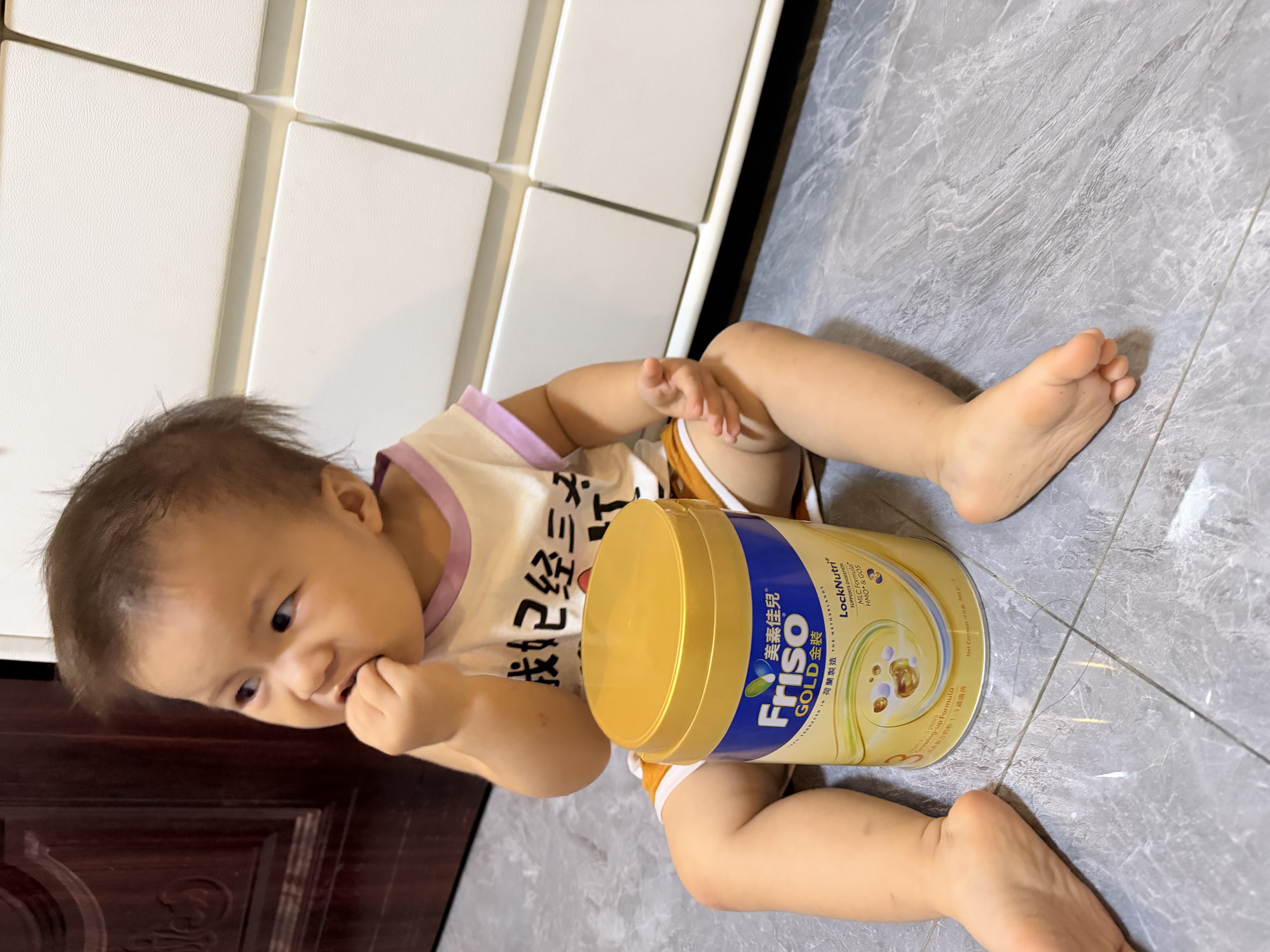 Friso美素佳儿港版金装幼儿配方奶粉3段800g*3罐（1岁+）6HMO易消化 实拍图
