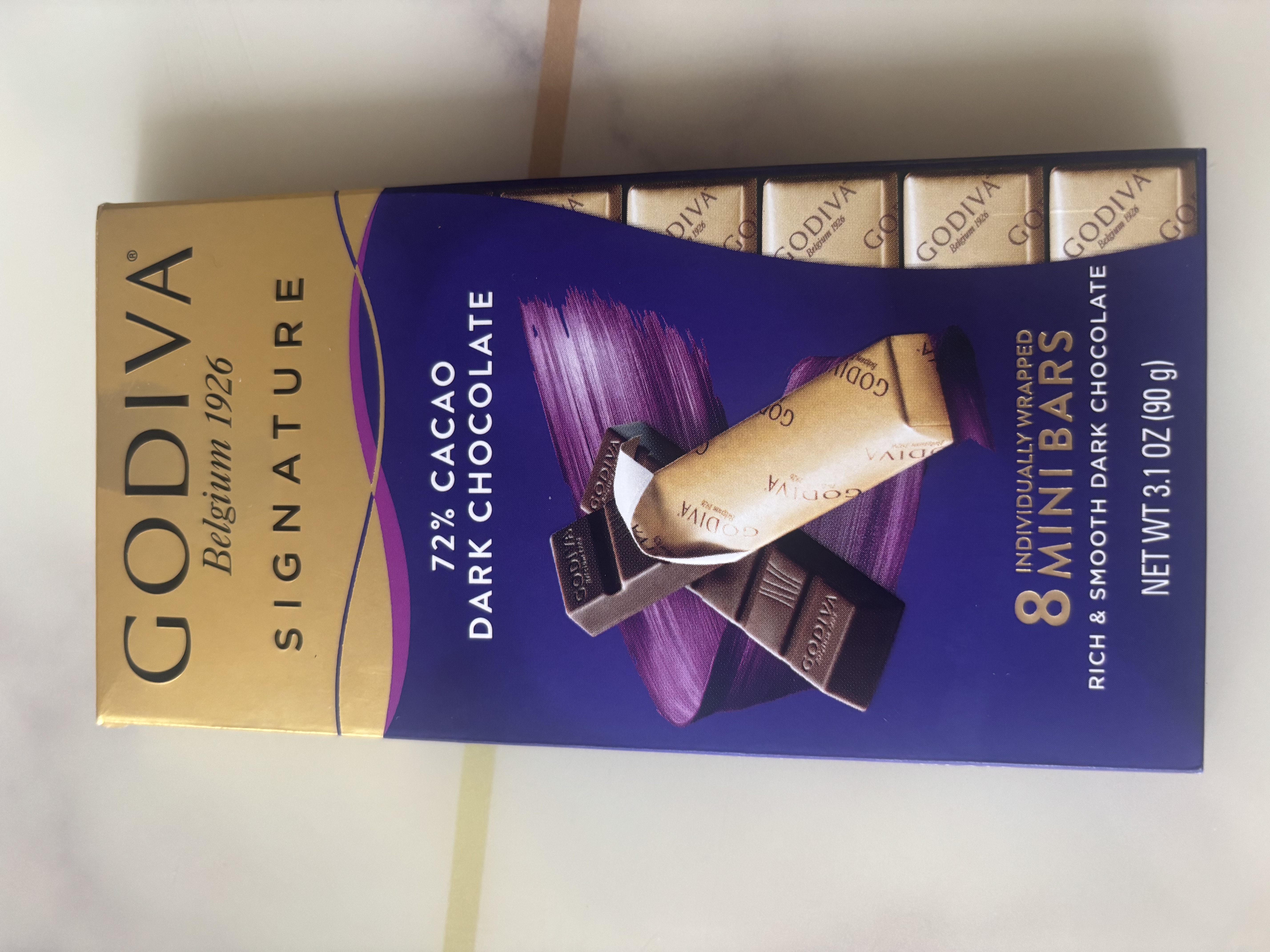 歌帝梵（Godiva）醇享72%可可进口高端黑巧克力90g独立装 国庆出游解馋零食 下午茶 实拍图